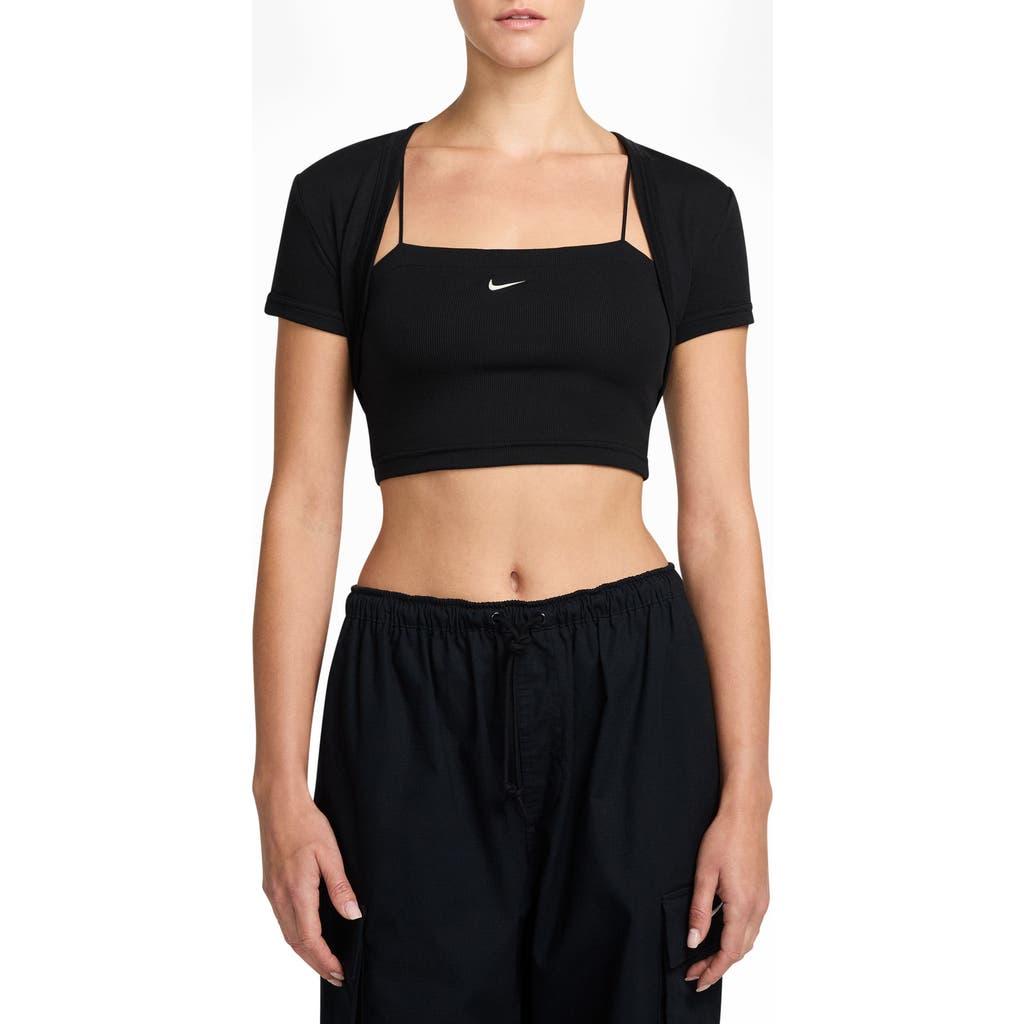 nike skirt and crop top set