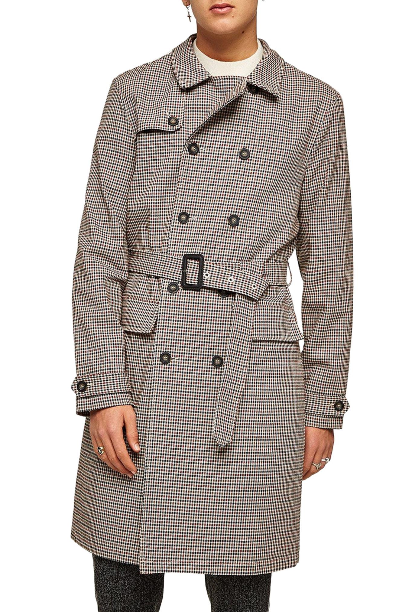 topman double breasted coat