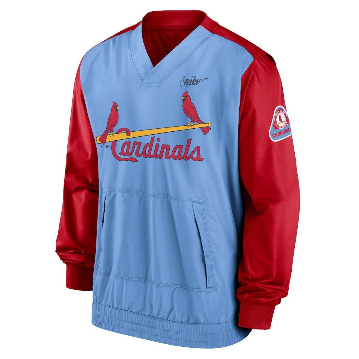 st louis cardinals jersey full zip jacket