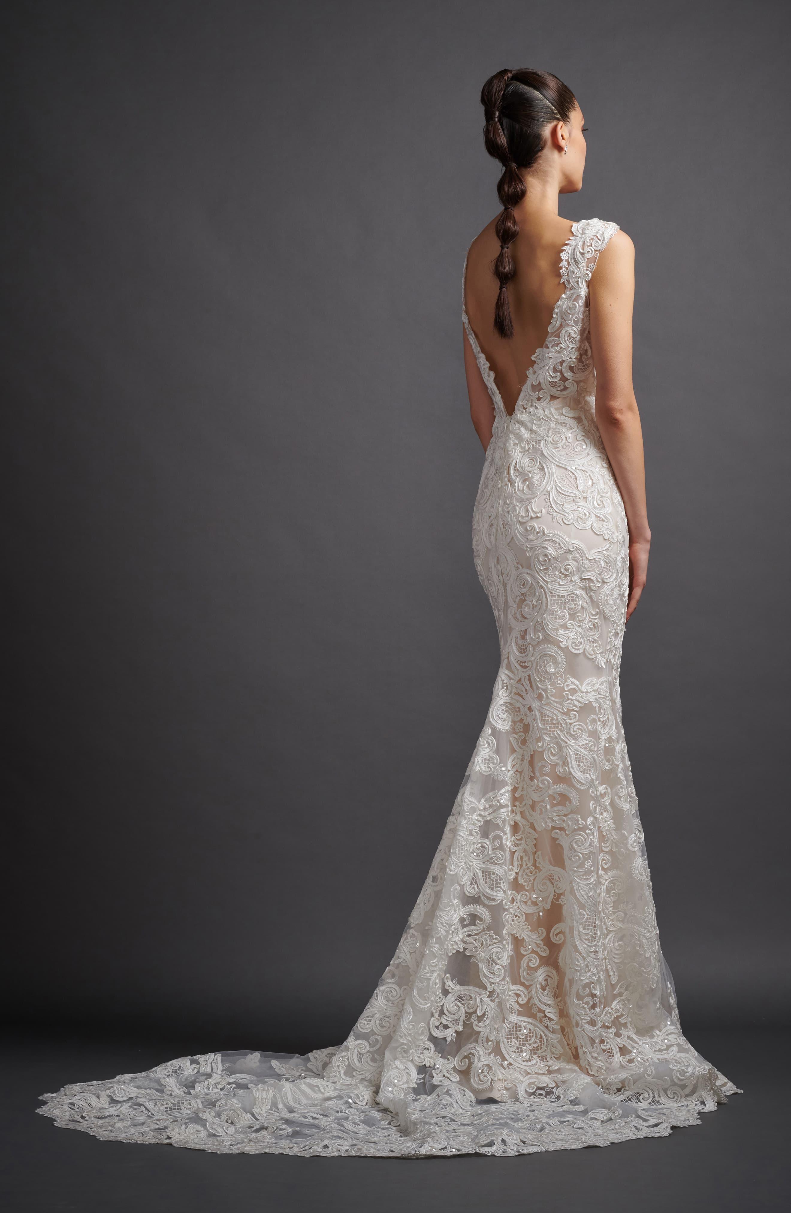 nordstrom lazaro wedding dress