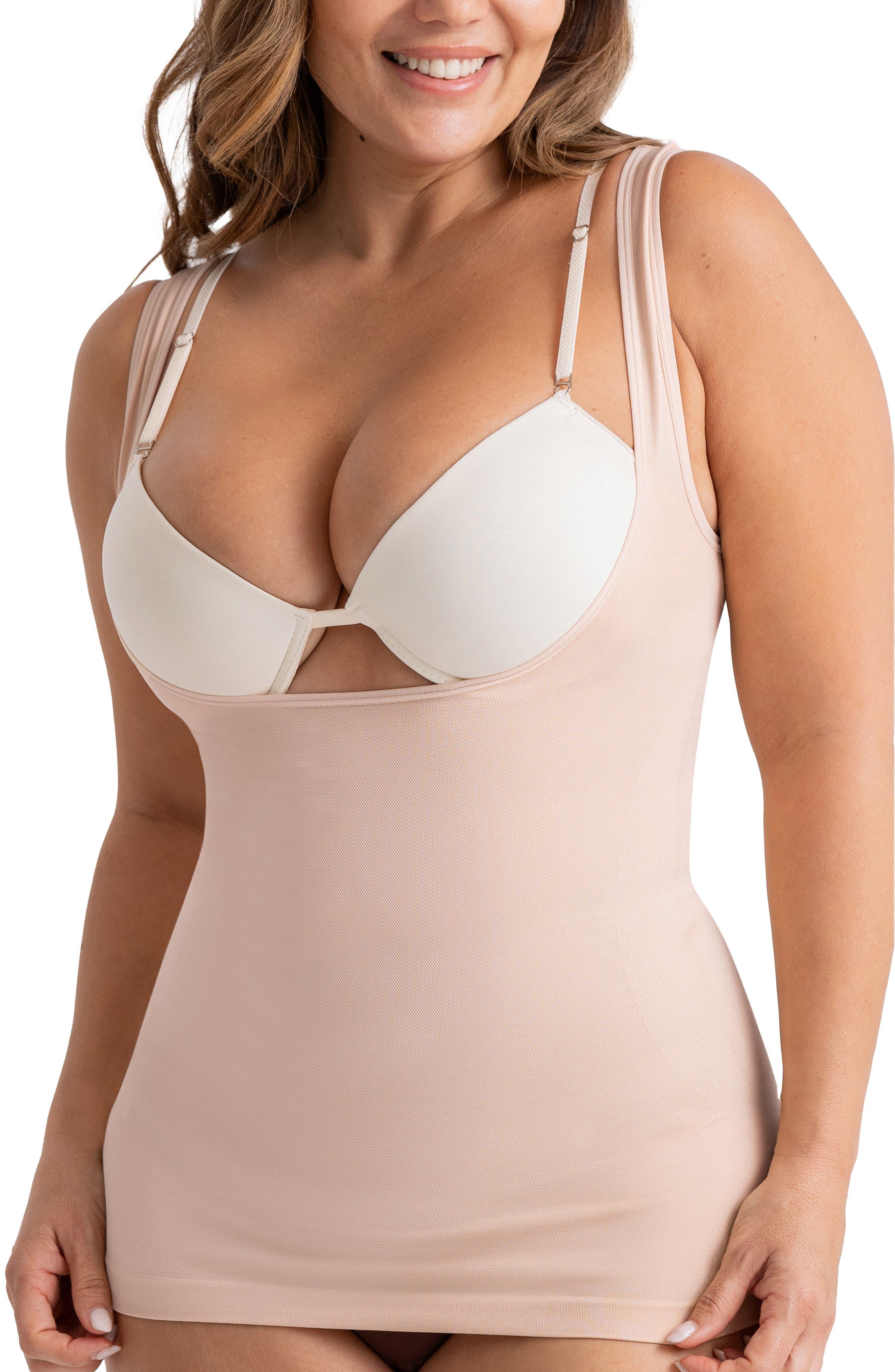 Shapermint Essentials Open Bust Shaper Camisole in Pink