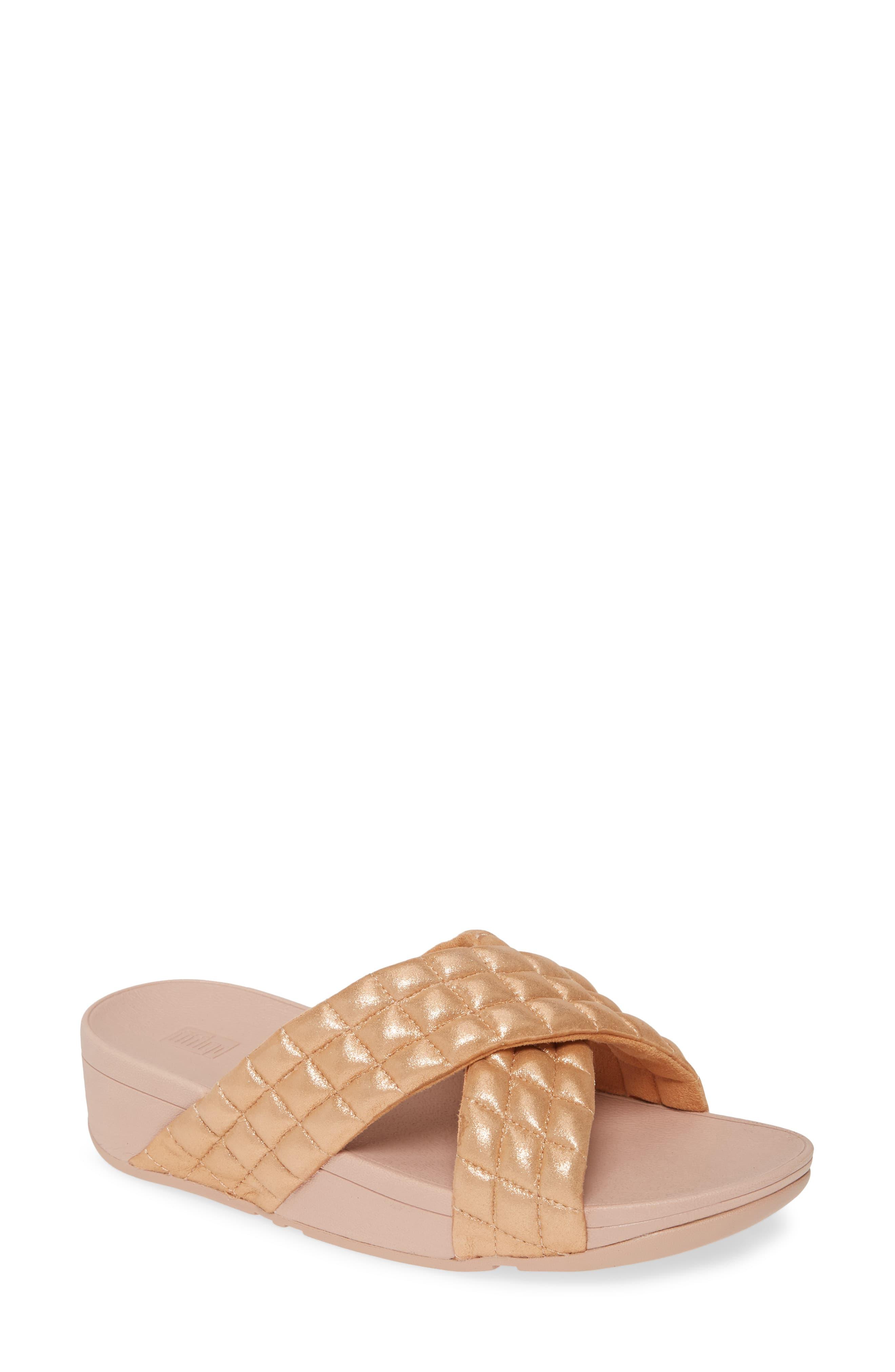 fitflop lulu padded shimmy suede