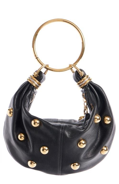 Chloé Small Bracelet Studded Hobo Bag in Blue | Lyst