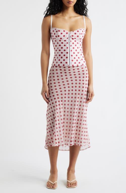 bella venice pink polka dot dress pink and black polka dot slip dress by @bellavvenice on ig 