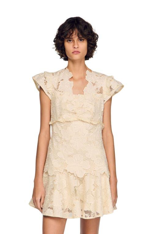 sandro ritta contrast-panel floral-lace dress Sandro Ritta contrast-panel floral-lace dress worn by Judy Hale (Linda  Cardellini) in Dead to Me (S01E10)