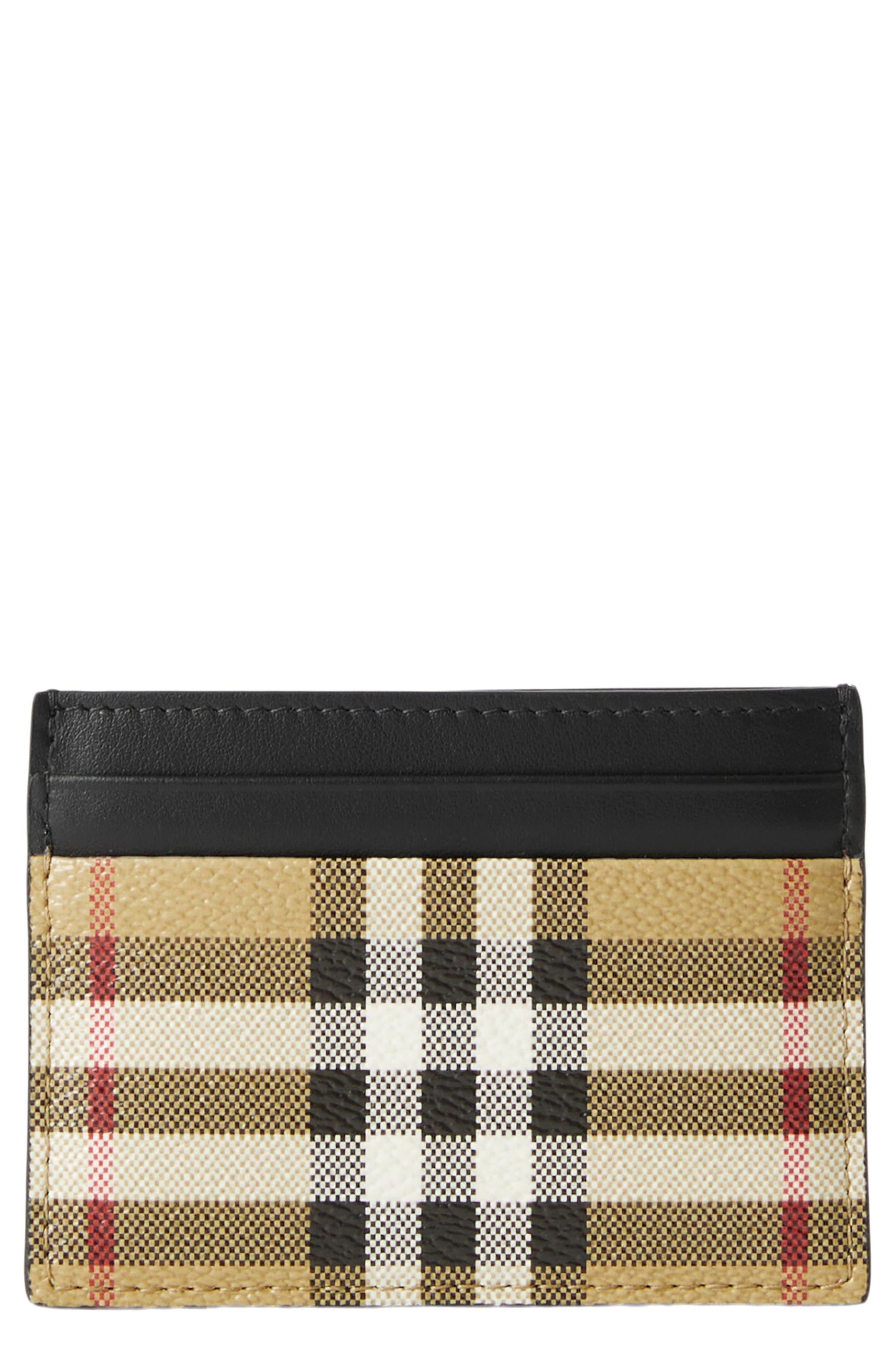 Burberry sandon cheap leather card case