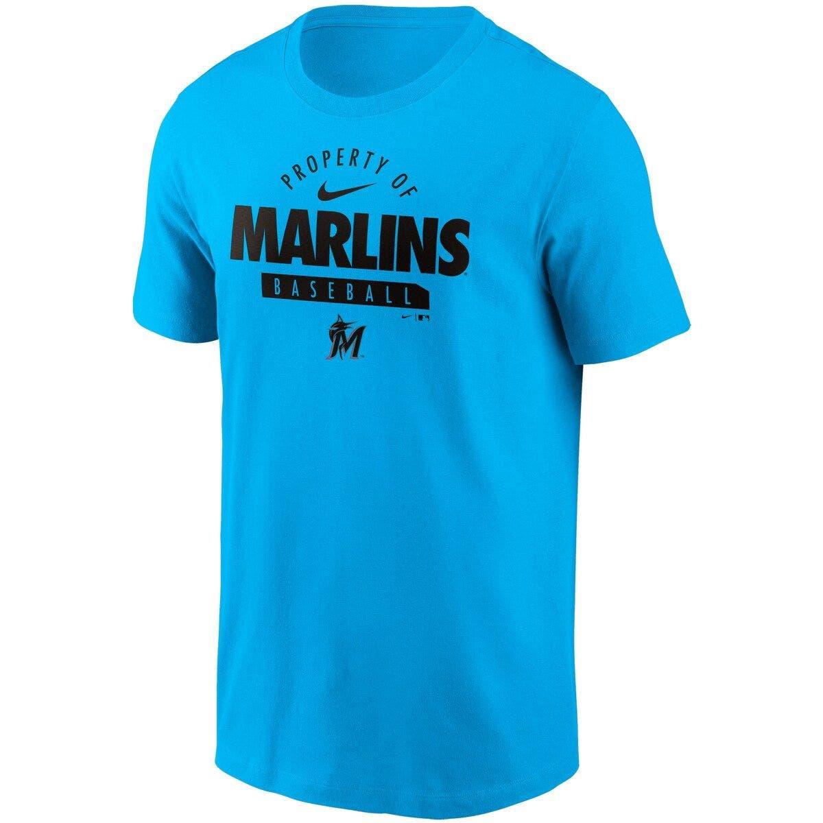 Miami Marlins Nike City Connect Legend Practice Velocity T-Shirt - Mens