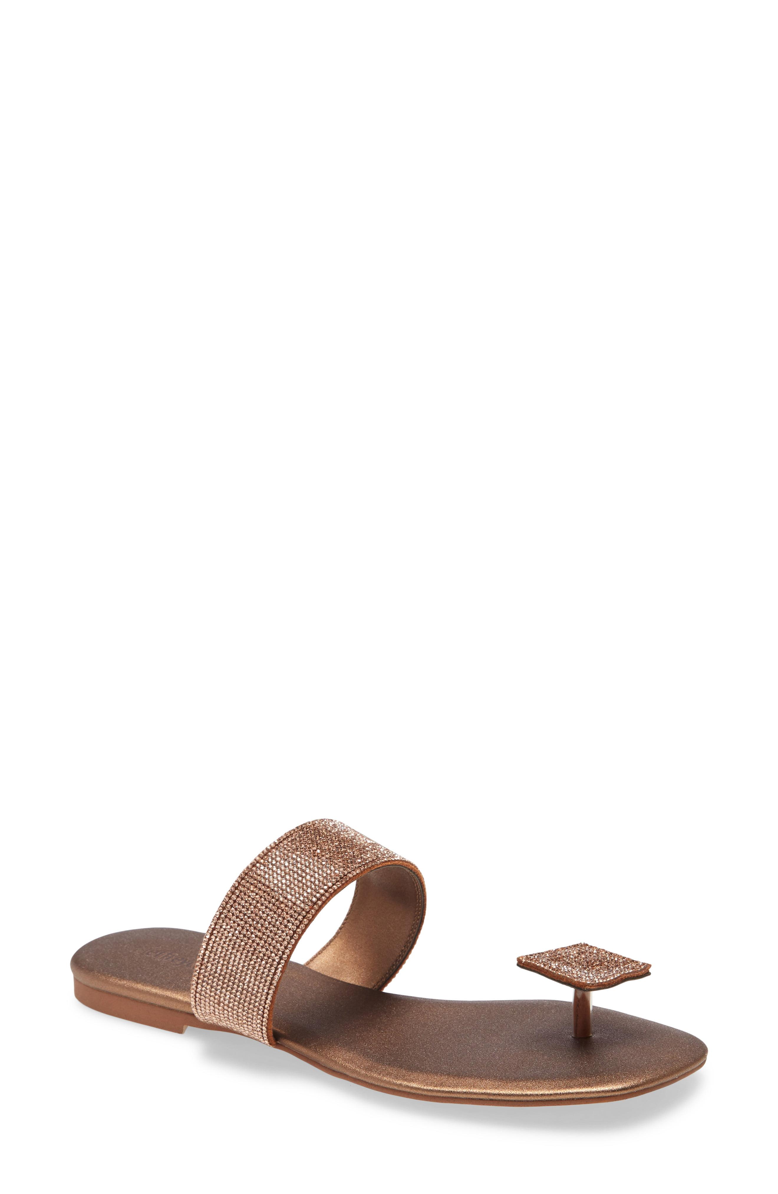 Jeffrey Campbell Alise Rhinestone Thong Sandal - Lyst