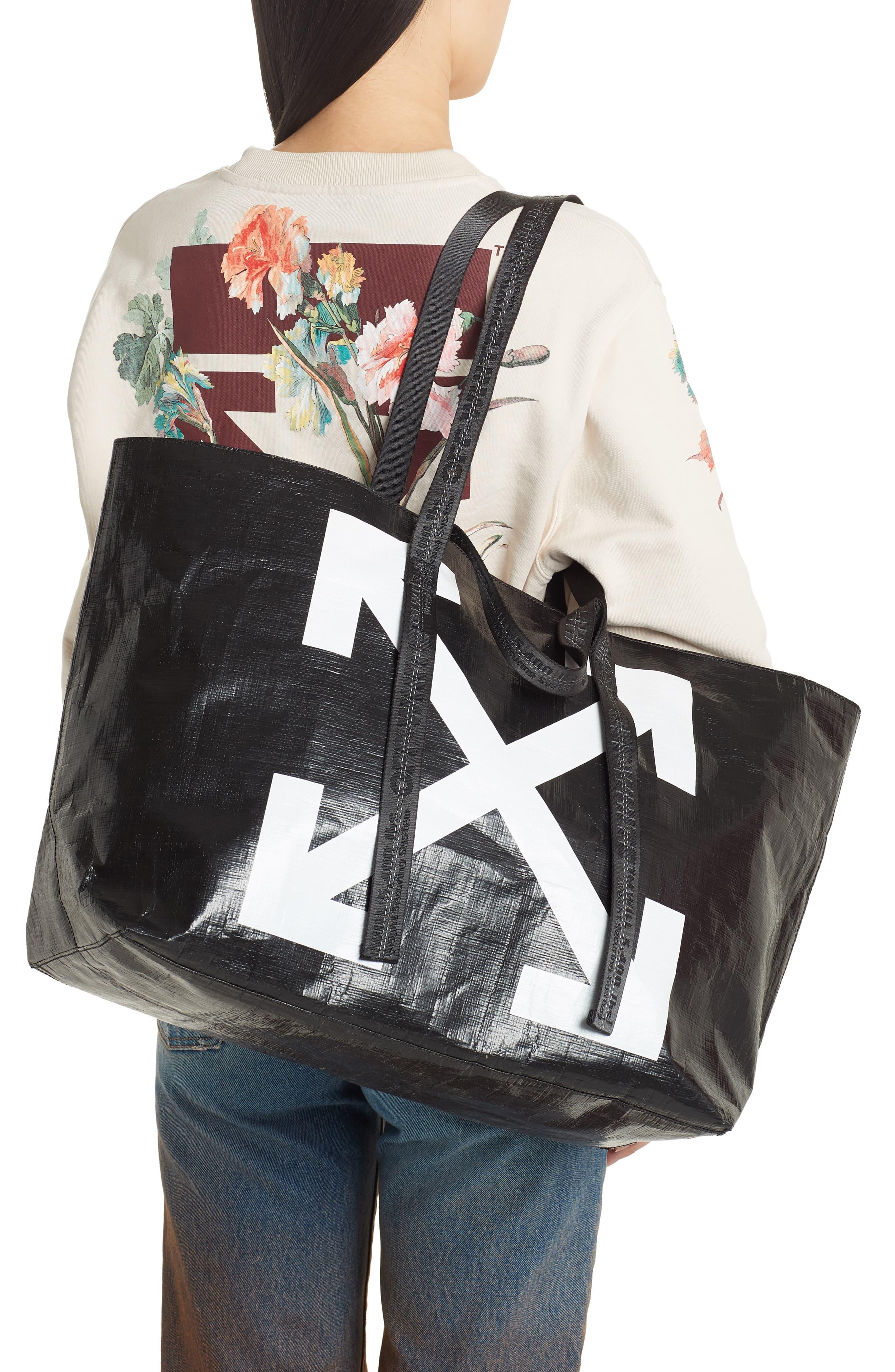 off white commercial tote