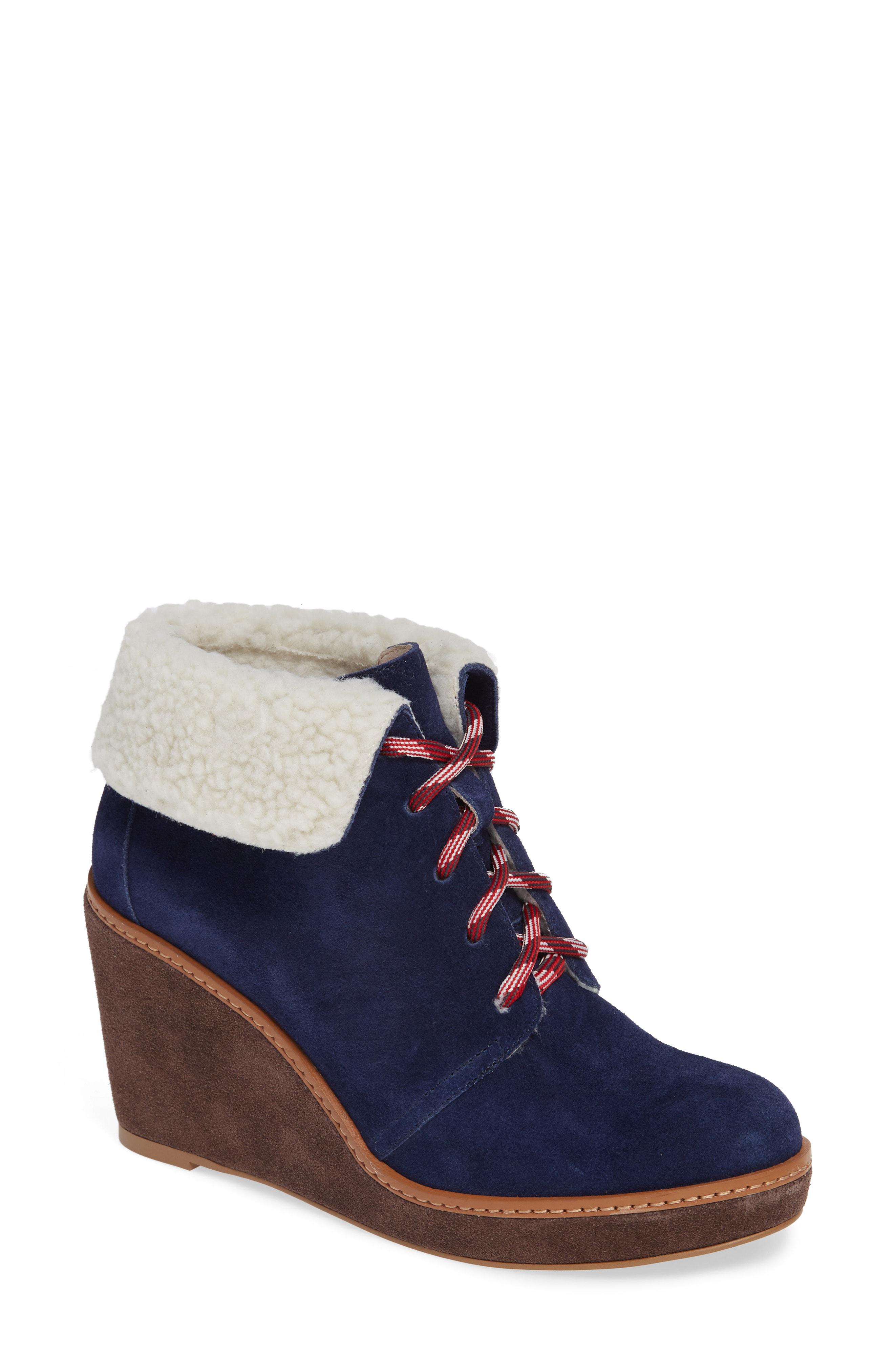 caslon wedge bootie