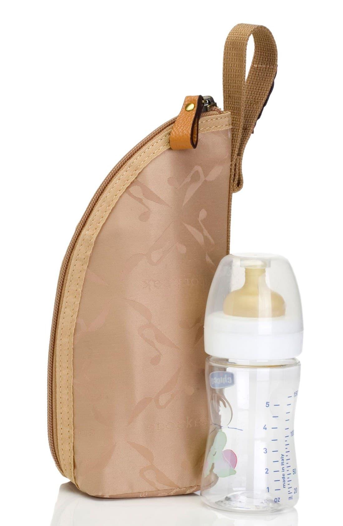 storksak emma leather diaper bag