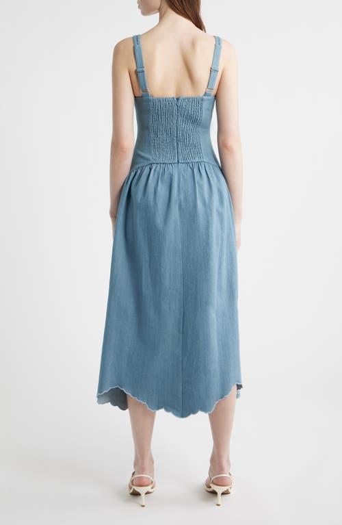 knee length dresses for ladies Moon River Sleeveless Top Mixed Media Dress MR9722 main image 0