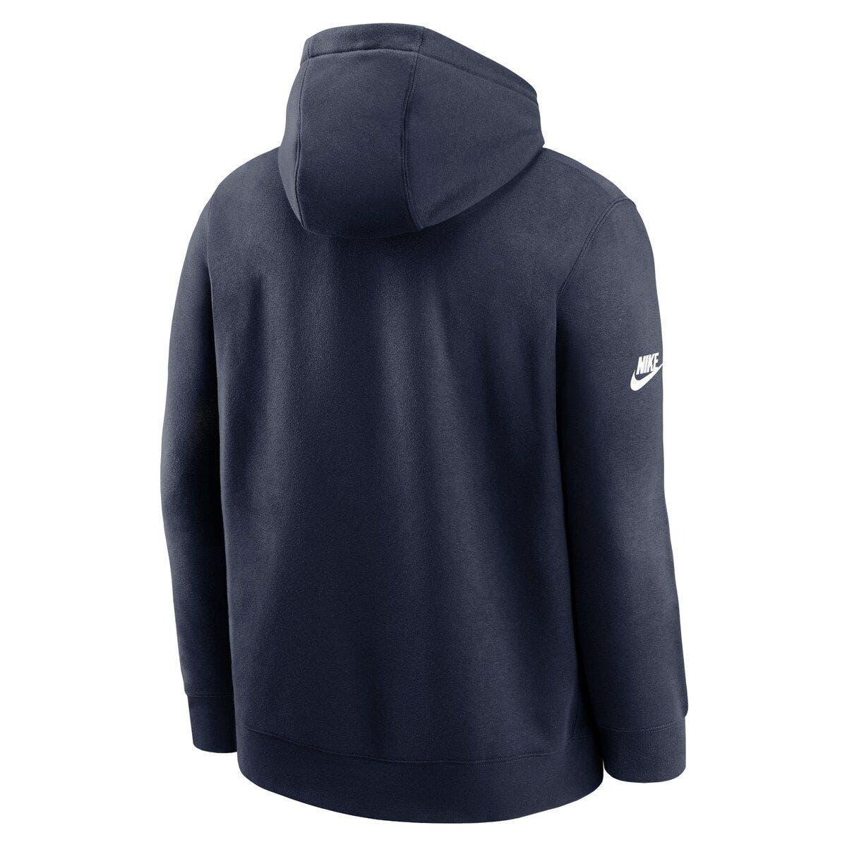 Men's Nike Gray Dallas Cowboys Sideline Club Fleece Pullover Hoodie