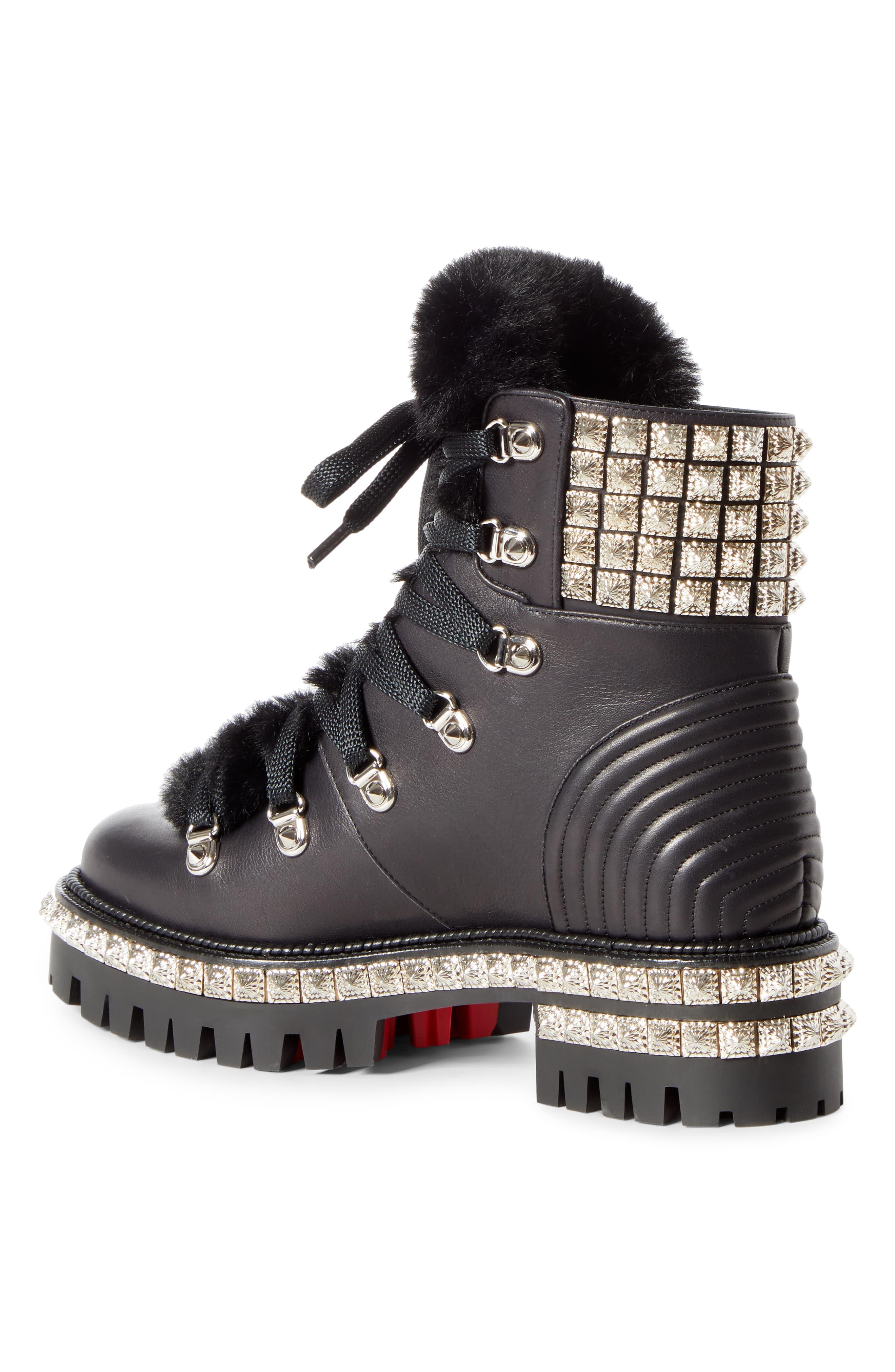 studded hiking boots