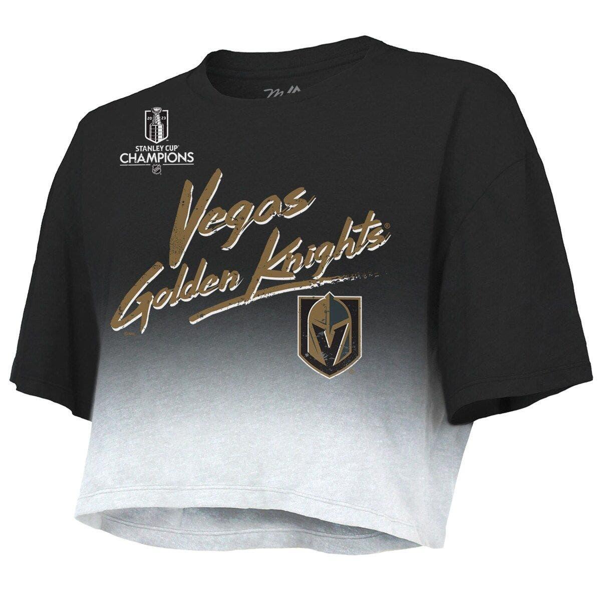 Stanley Cup 2023 Vegas Golden Knights Champions Black Gold Polo