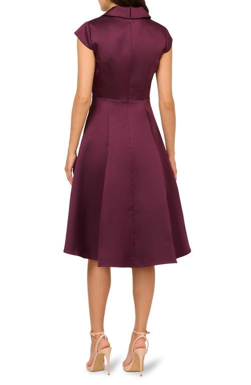 sachin and babi light blue dress Adrianna Papell Womens Purple Ruffled Zippered Lined Jordan main image 1