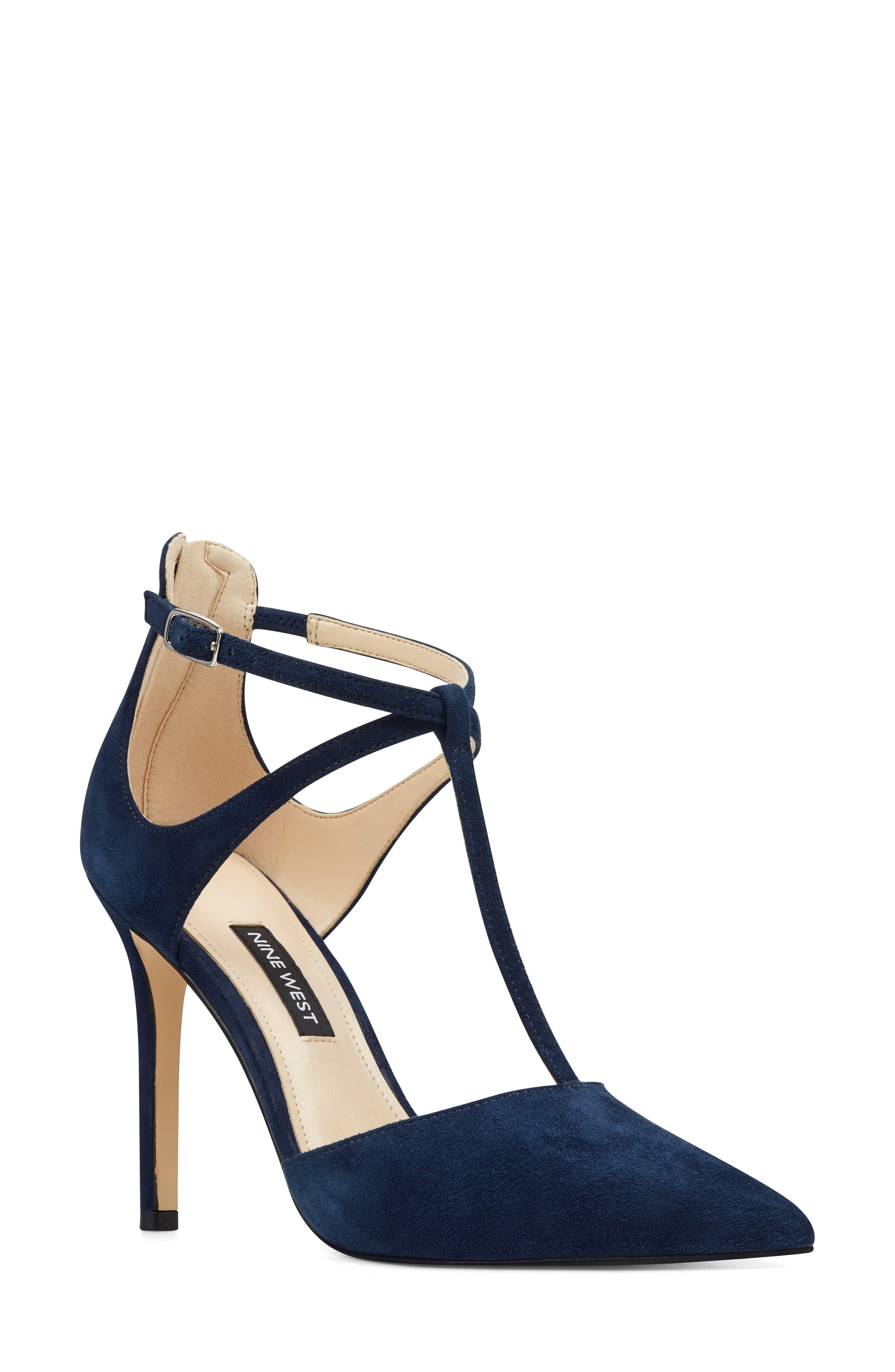 nine west t strap