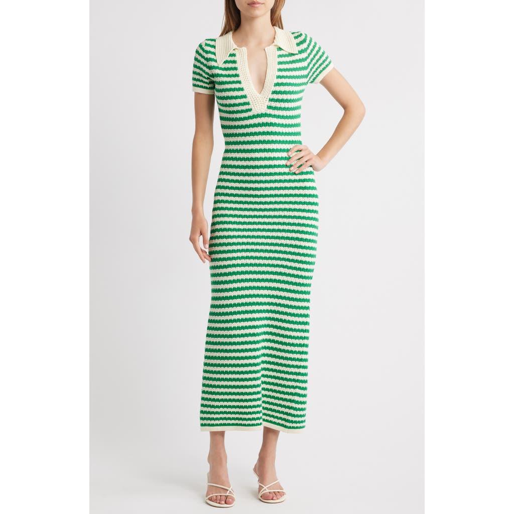 green emerald velvet dress Moon River Braelyn Mixed Media Midi Dress : Green  TeaElla