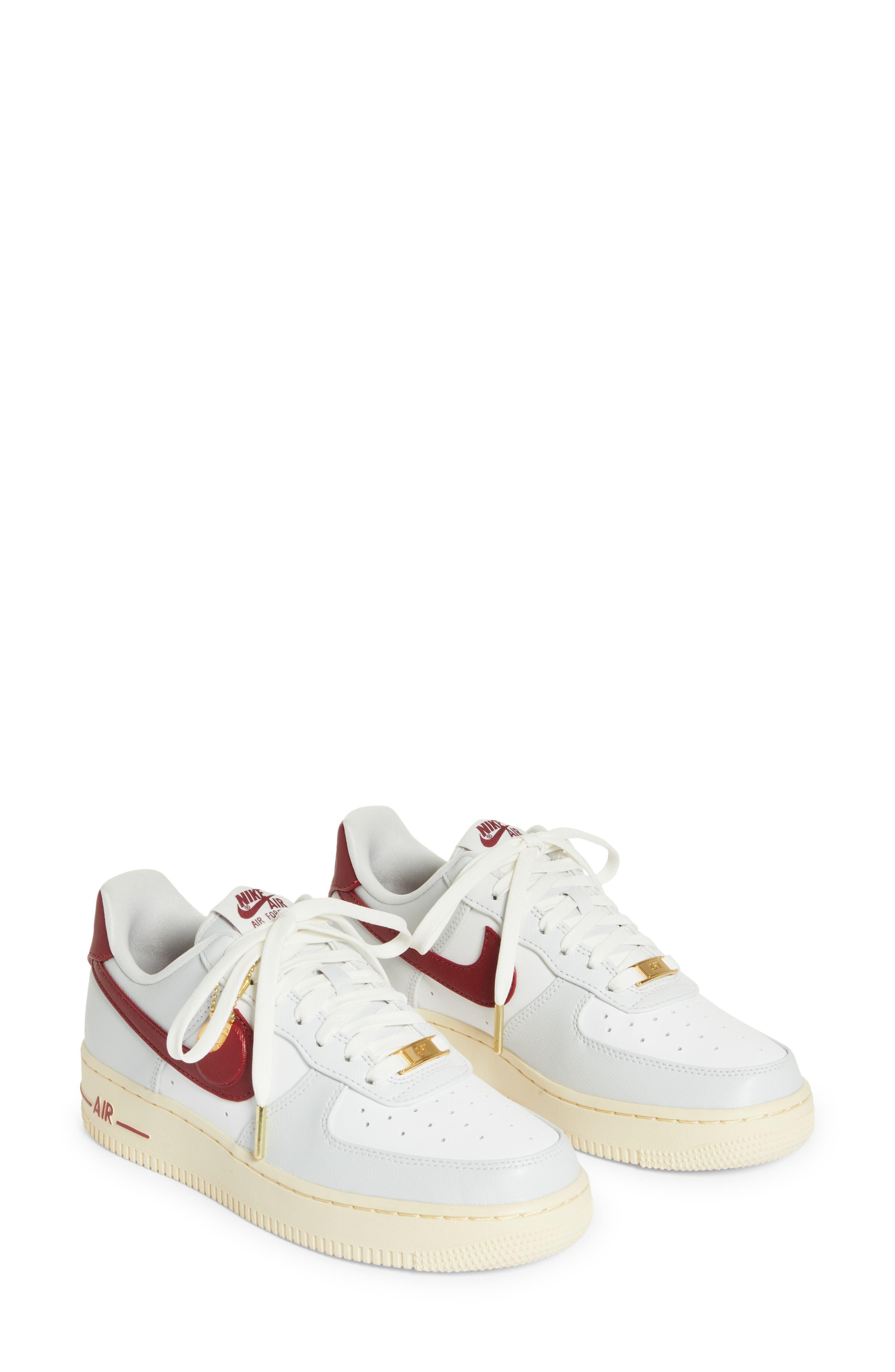 red white air force ones