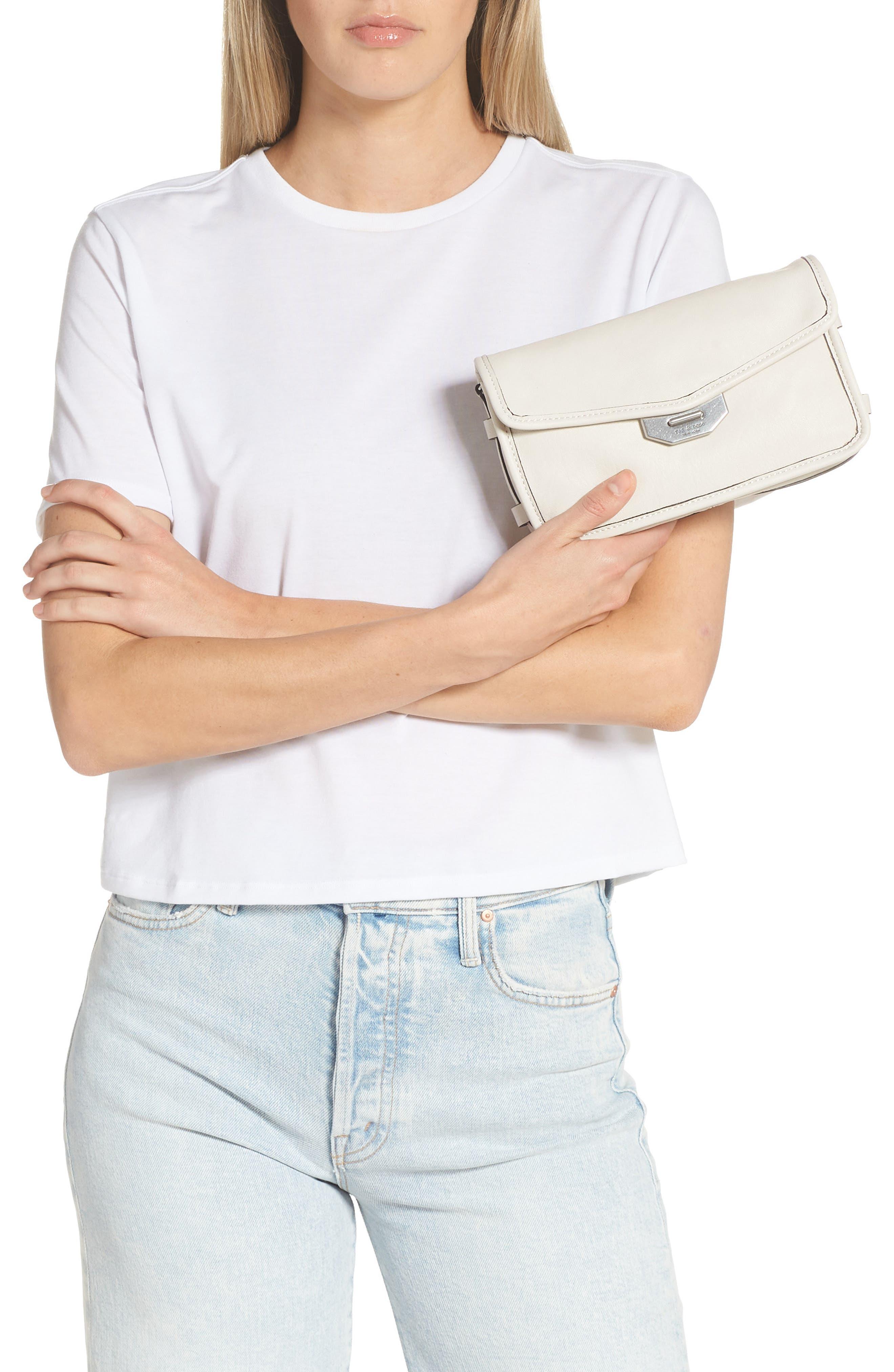 Rag & Bone Field Envelope Leather Clutch Bag