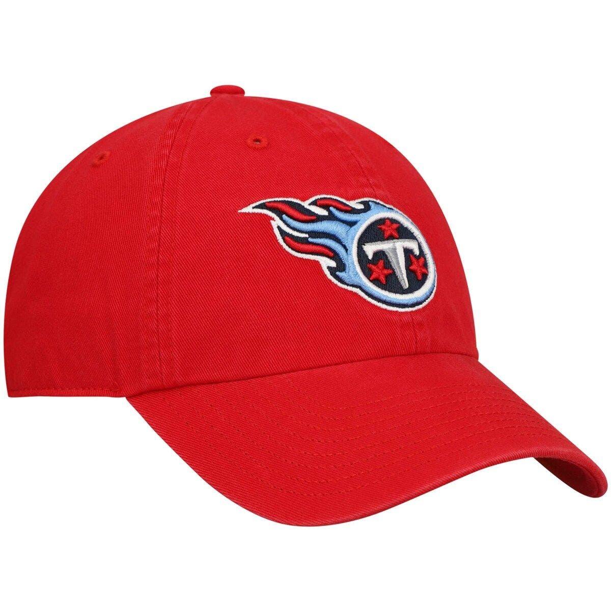 Men's Tennessee Titans '47 Light Blue Bering Cuffed Knit Hat with Pom