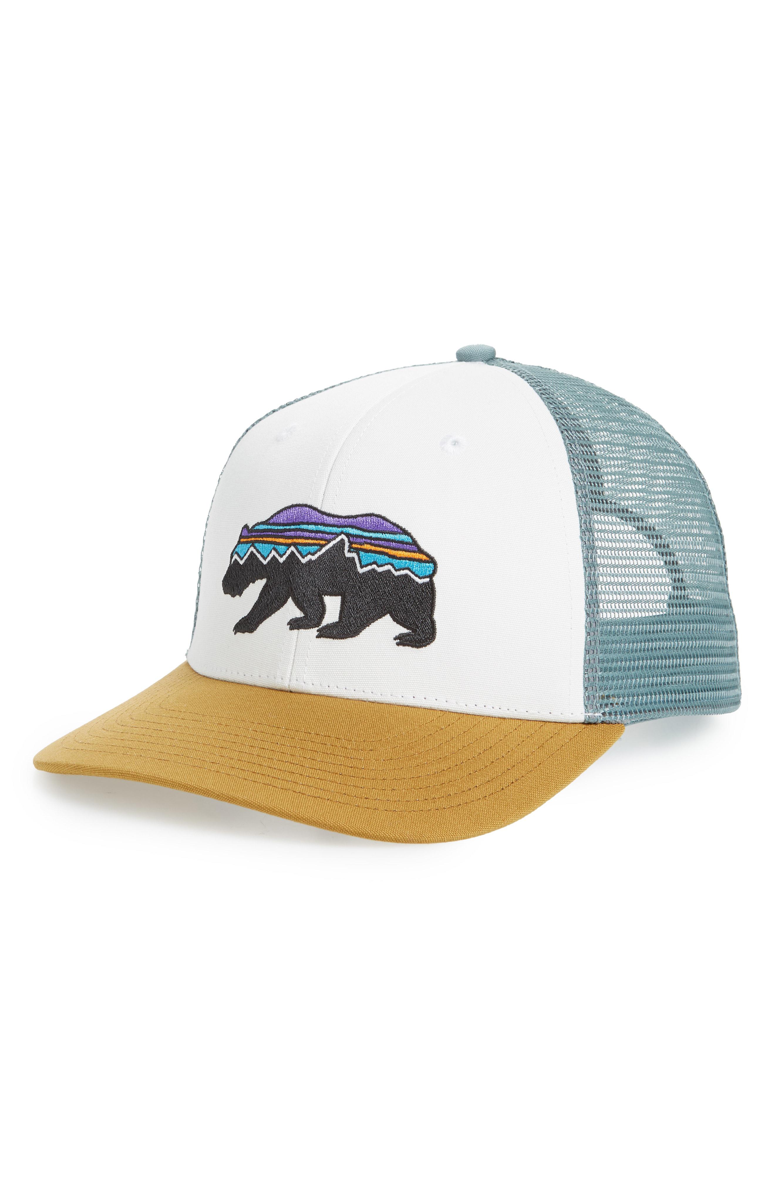 patagonia trucker cap bear