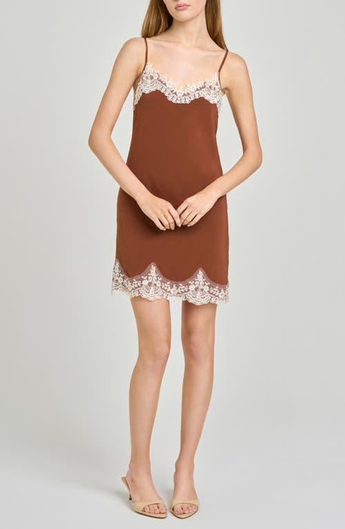wayf lace trim slip dress WAYF Women's Lace Trim Slip Dress, Pewter, Off White, M at Amazon Women's Clothing store