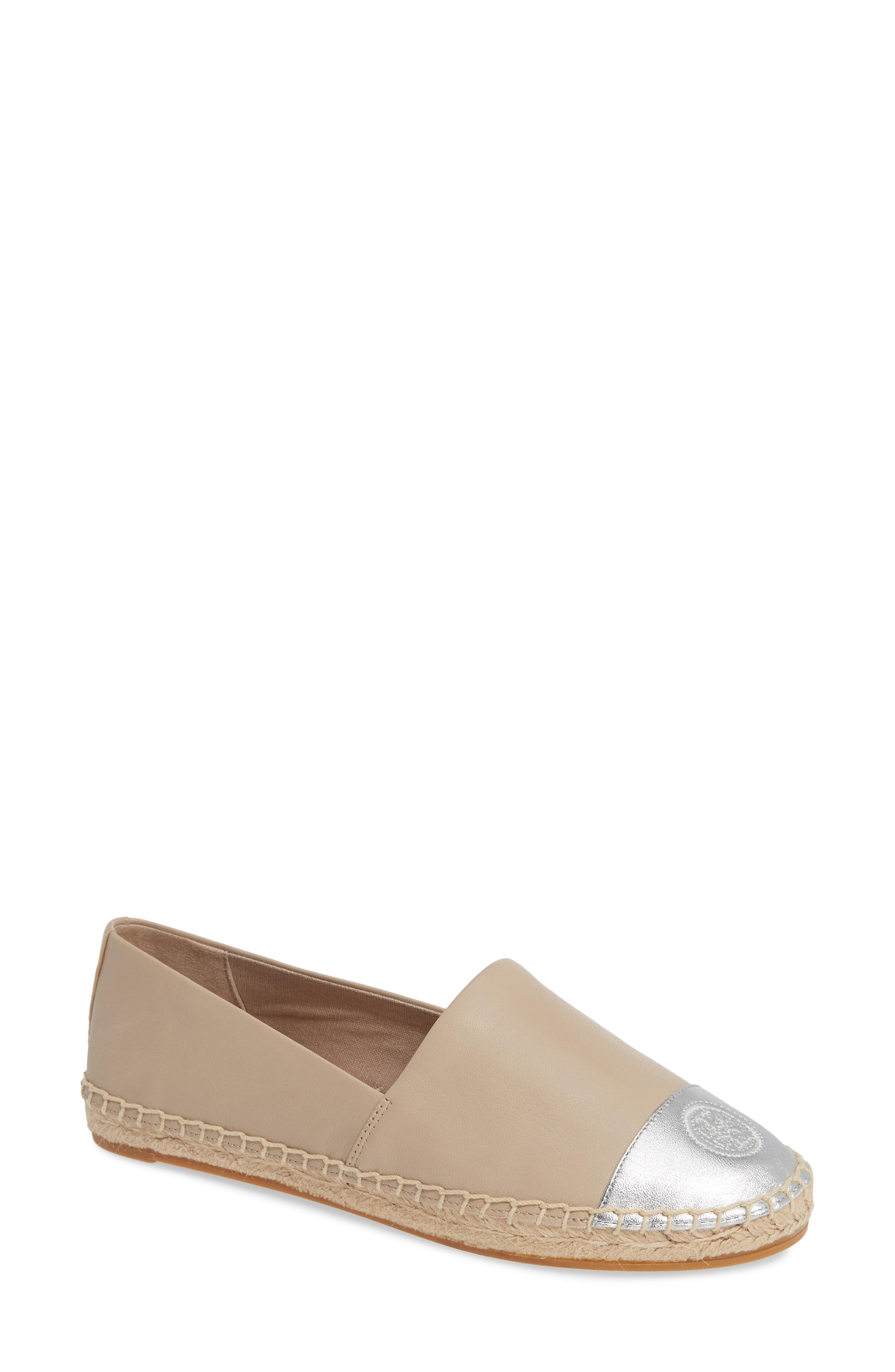 colorblock espadrille flat tory burch