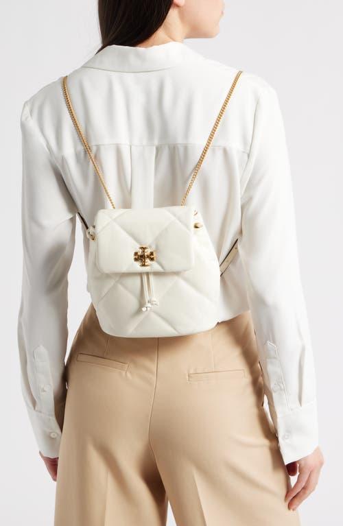 Tory Burch Small Kira Diamond Quilted Leather Backpack in