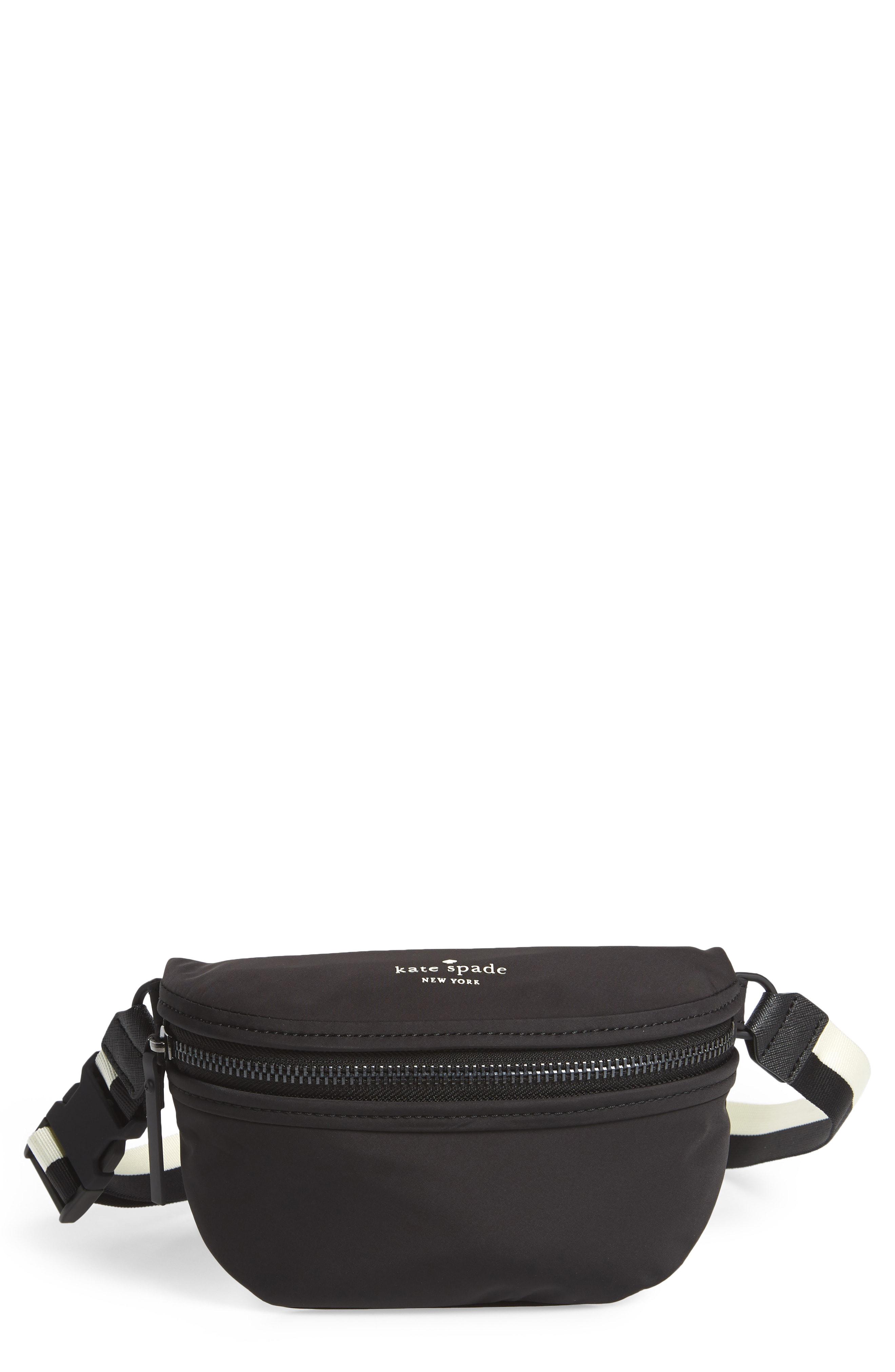 Kate Spade The Spirit Mini Nylon Fanny Pack in Black - Lyst