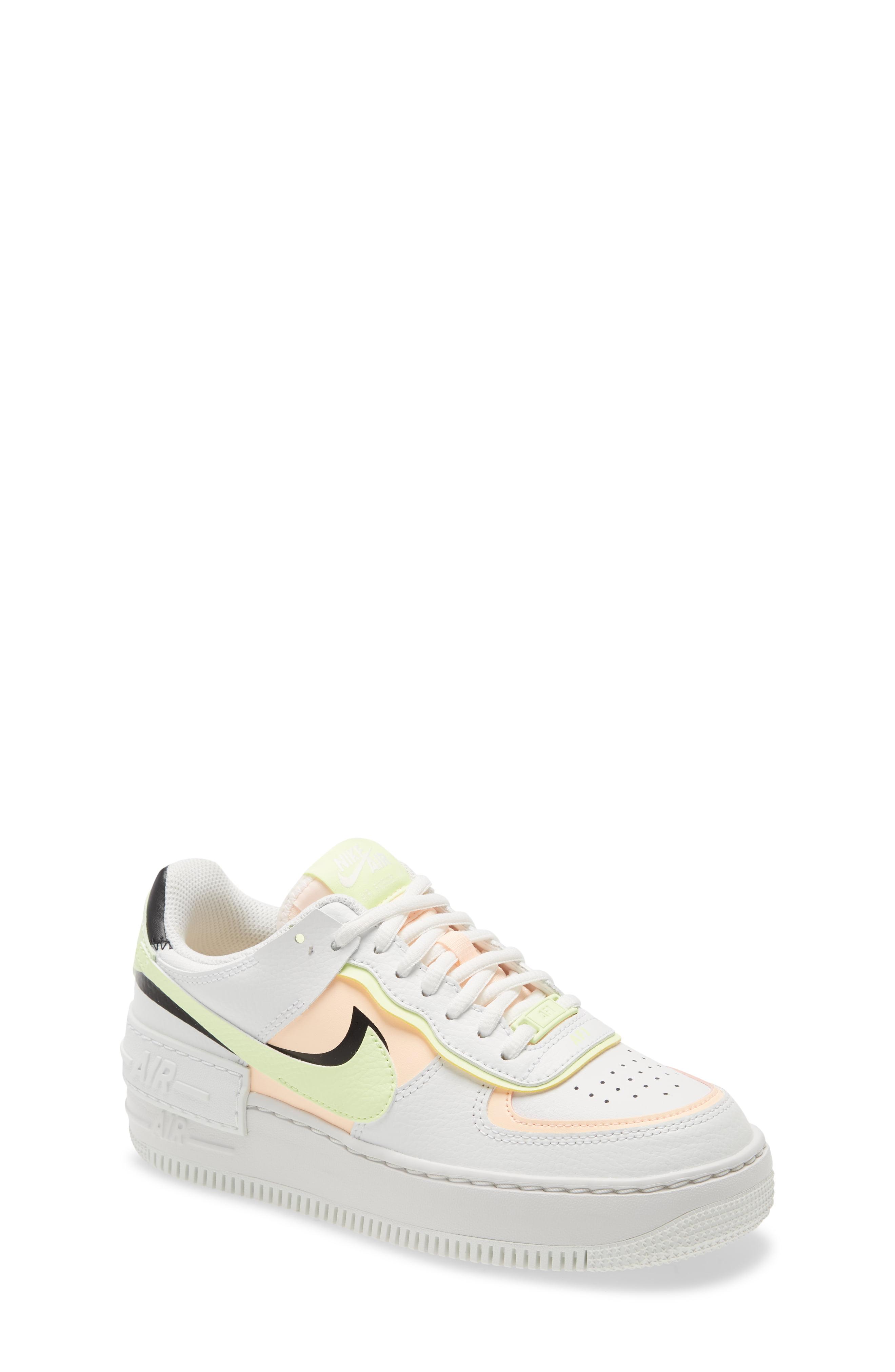 nike air force 1 shadow sneakers in white and burgundy