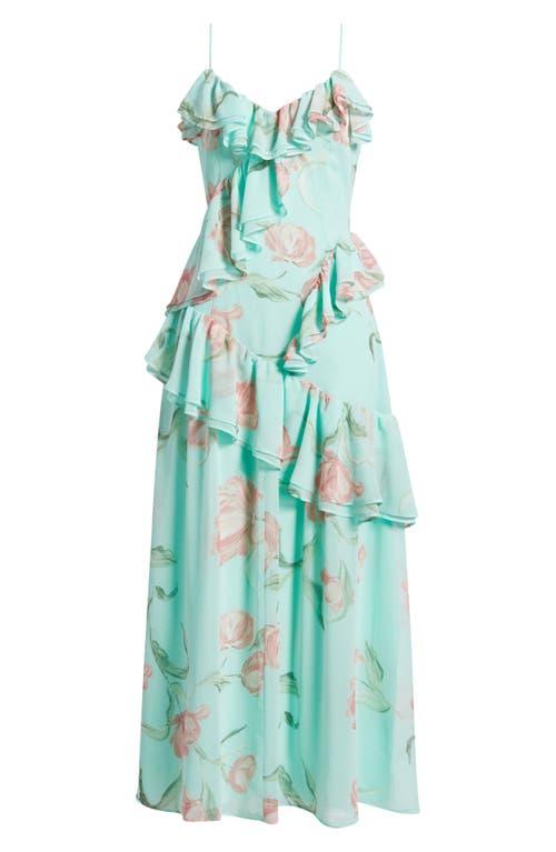chinese dress ladies Provence Bloom Tiered Midi Dress Floral Pink– Selfie Leslie