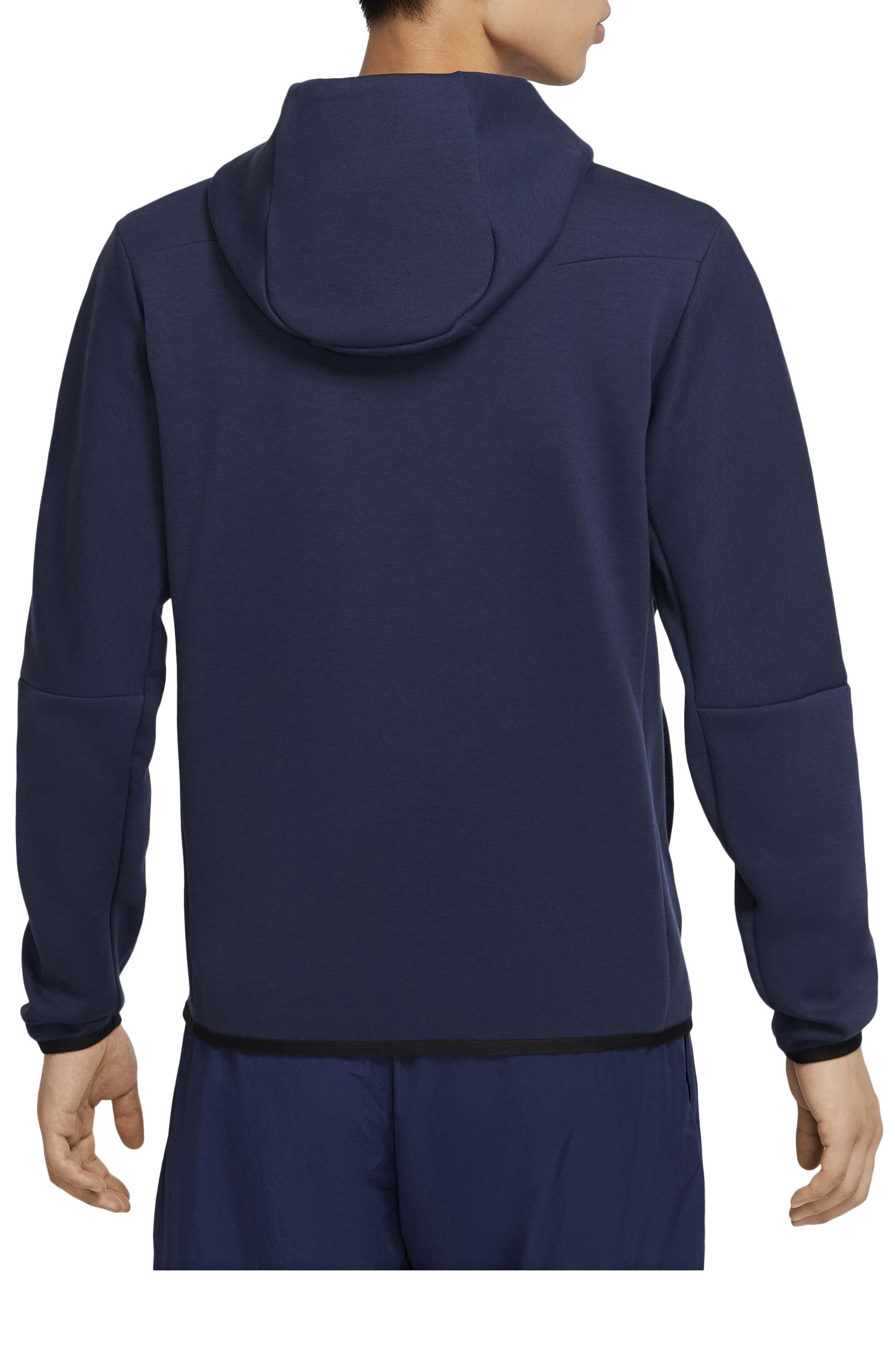 Nike Sportswear Tech Fleece Zip Hoodie in Midnight Navy/ Black (Blue) for Men Lyst