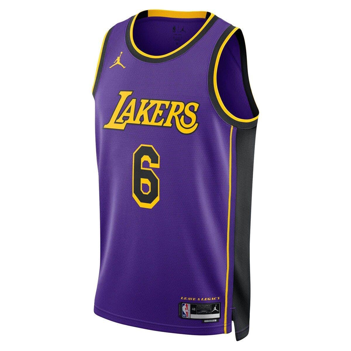 Unisex Nike LeBron James Gold Los Angeles Lakers Swingman Jersey - Icon Edition Size: Small