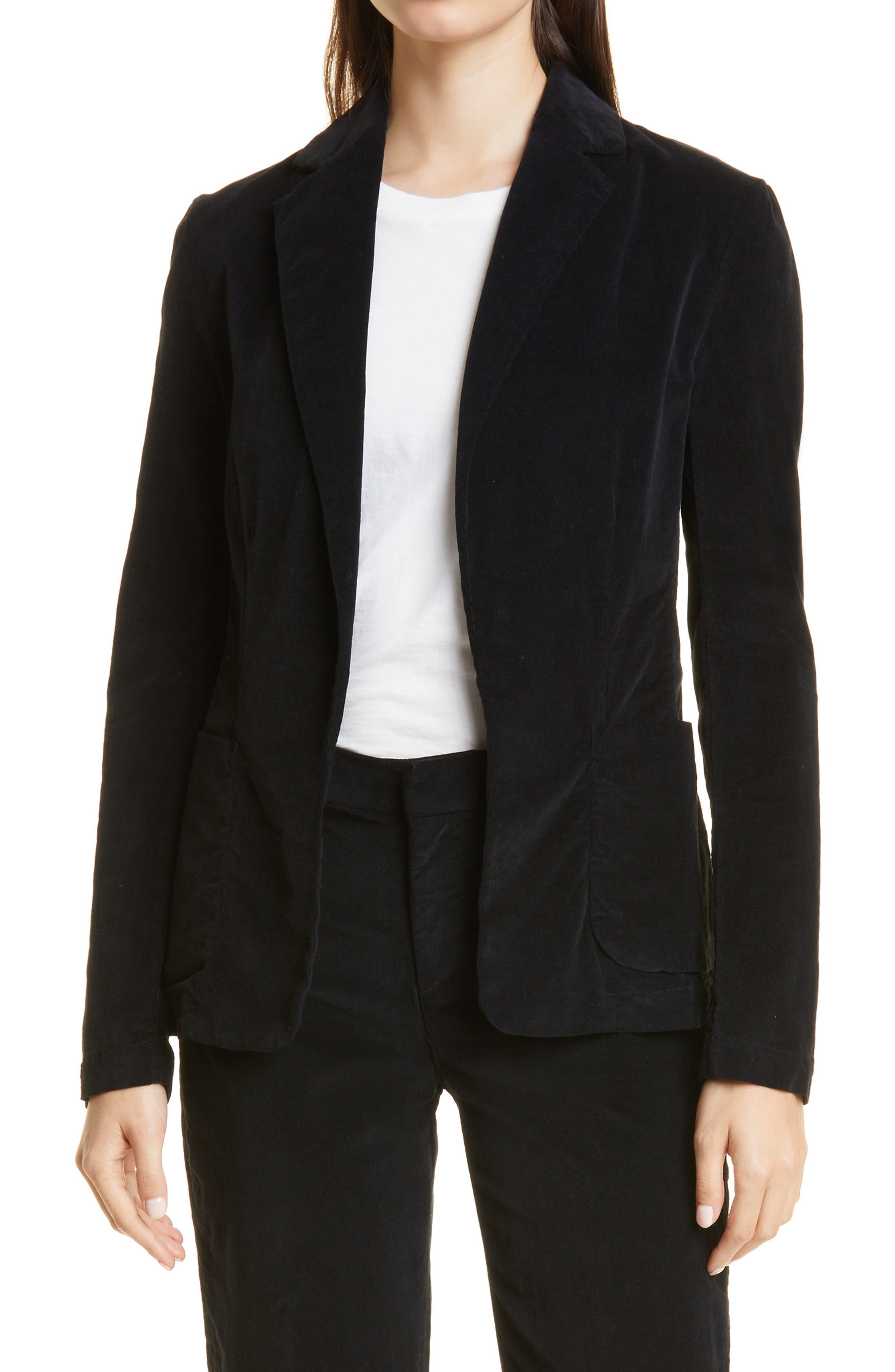 Frank & Eileen Dublin Performance Stretch Corduroy Blazer in Black Lyst