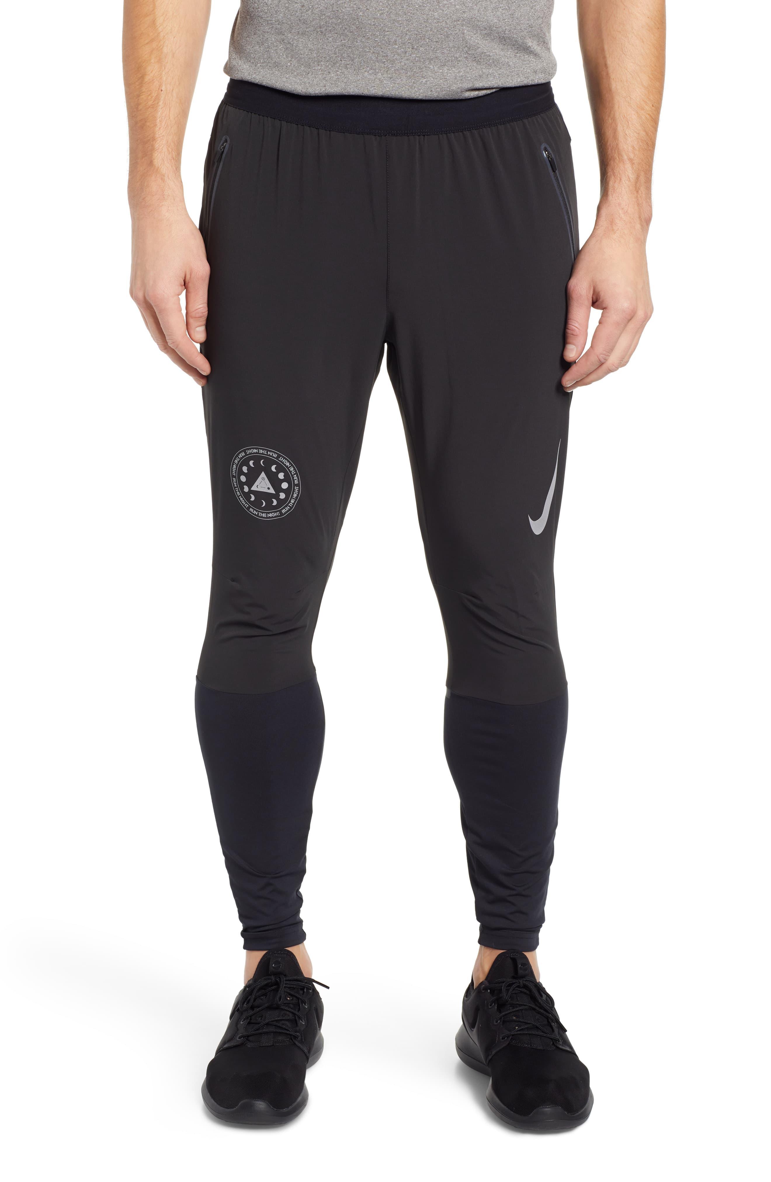Nike Winter Solstice Swift Reflective Running Pants in Black for Men - Lyst
