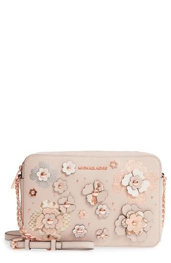 jet set large embellished leather crossbody