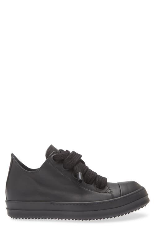 Rick Owens Jumbolaced Low Top Sneaker in Black for Men | Lyst