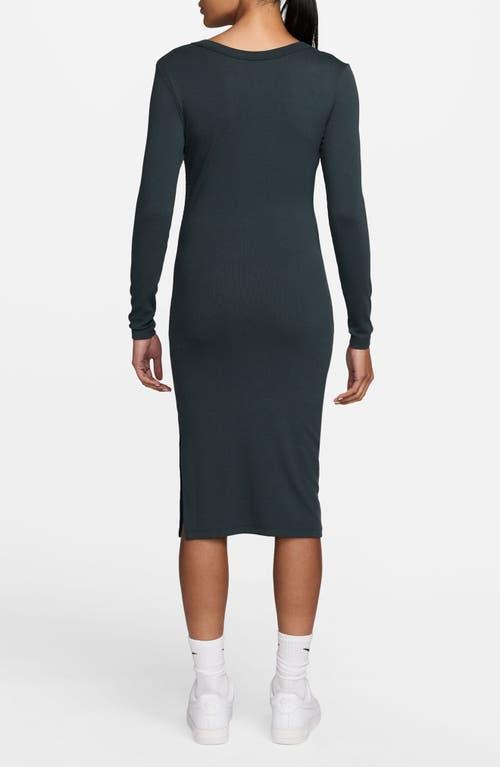 chinese dress ladies Jordan Women's 1/2 Zip Long Sleeve Knit Dress, XL, Black