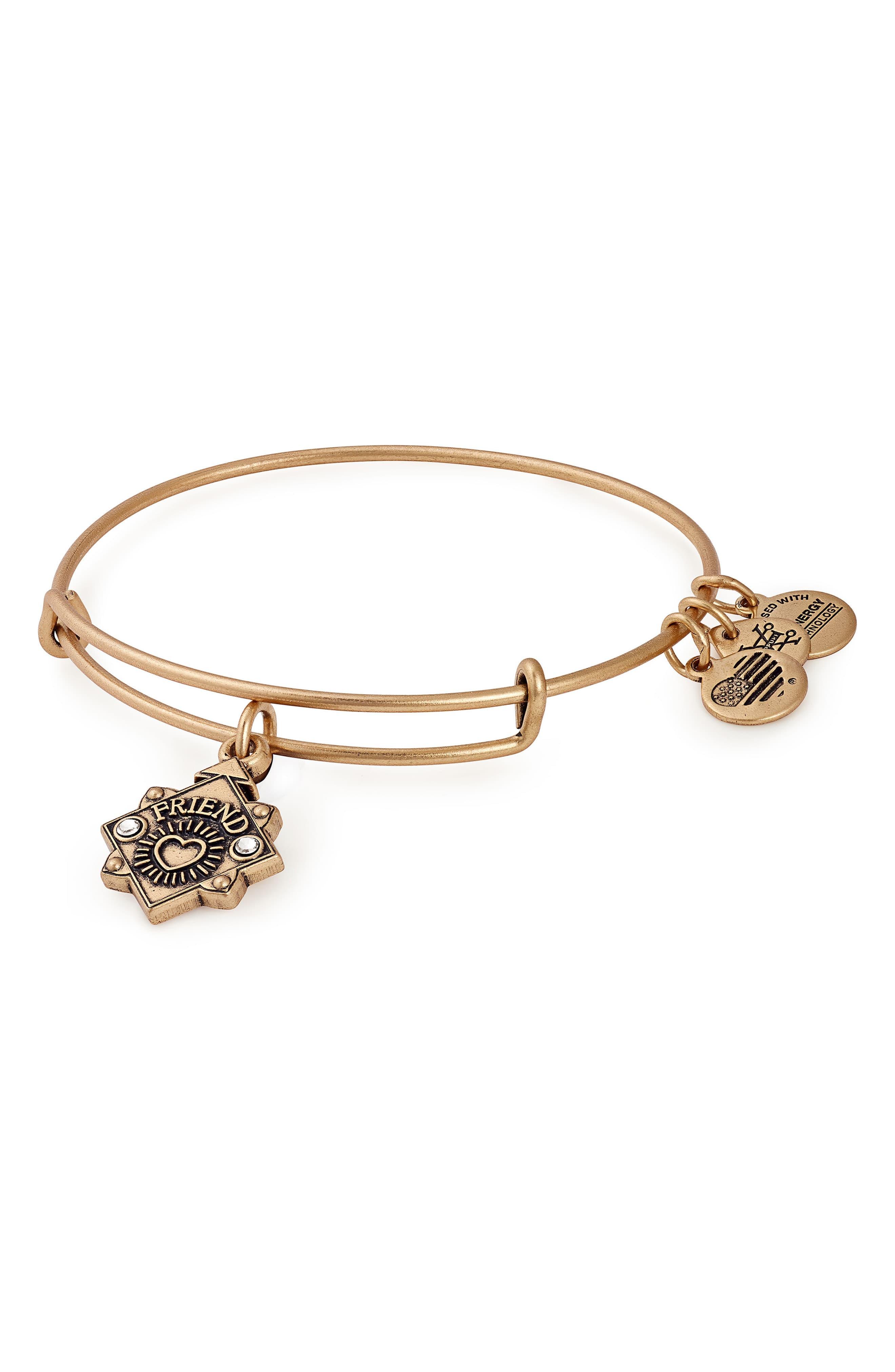 ALEX AND ANI Because I Love You Friend Bracelet in