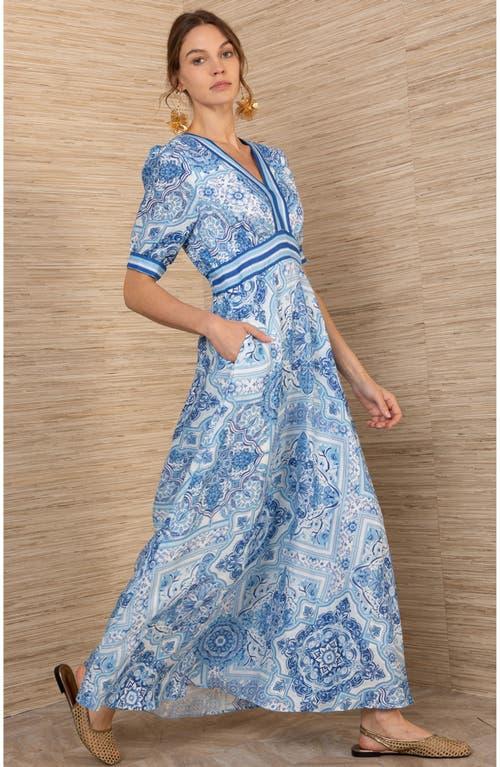 chinese dress ladies Alexis Voile Maxi Dress Pink / L