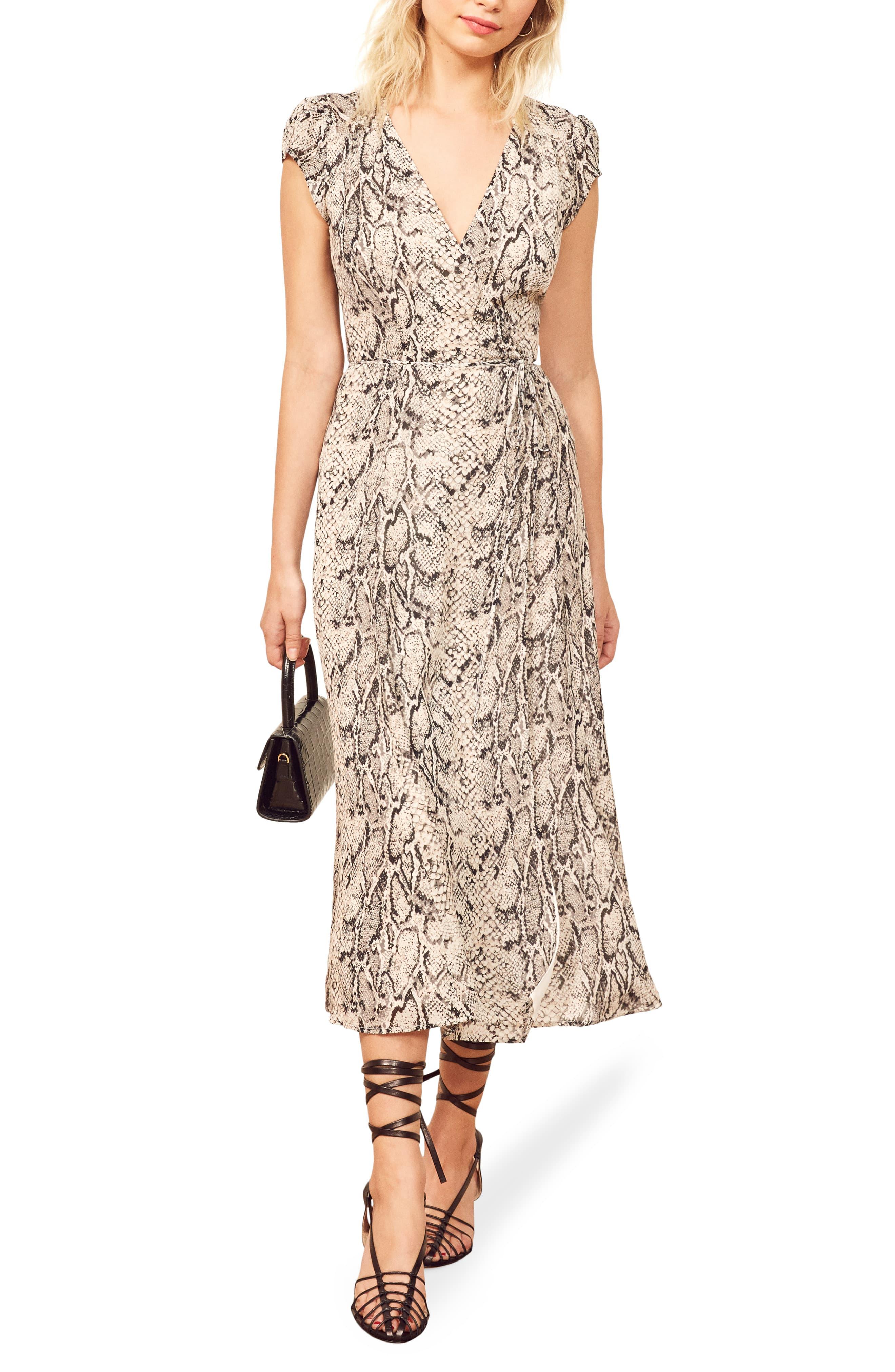carina midi wrap dress