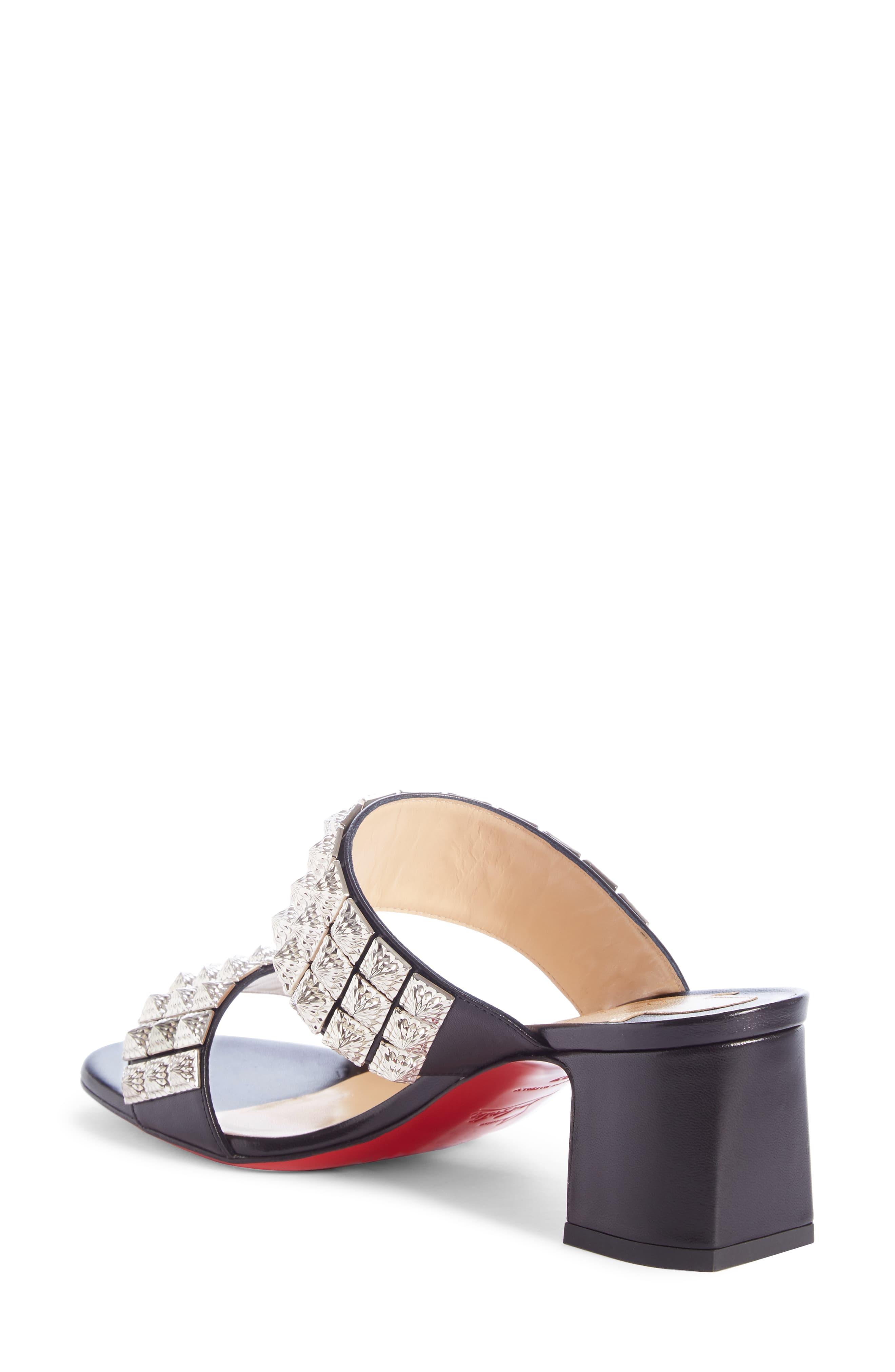 myriadiam studded slide sandal