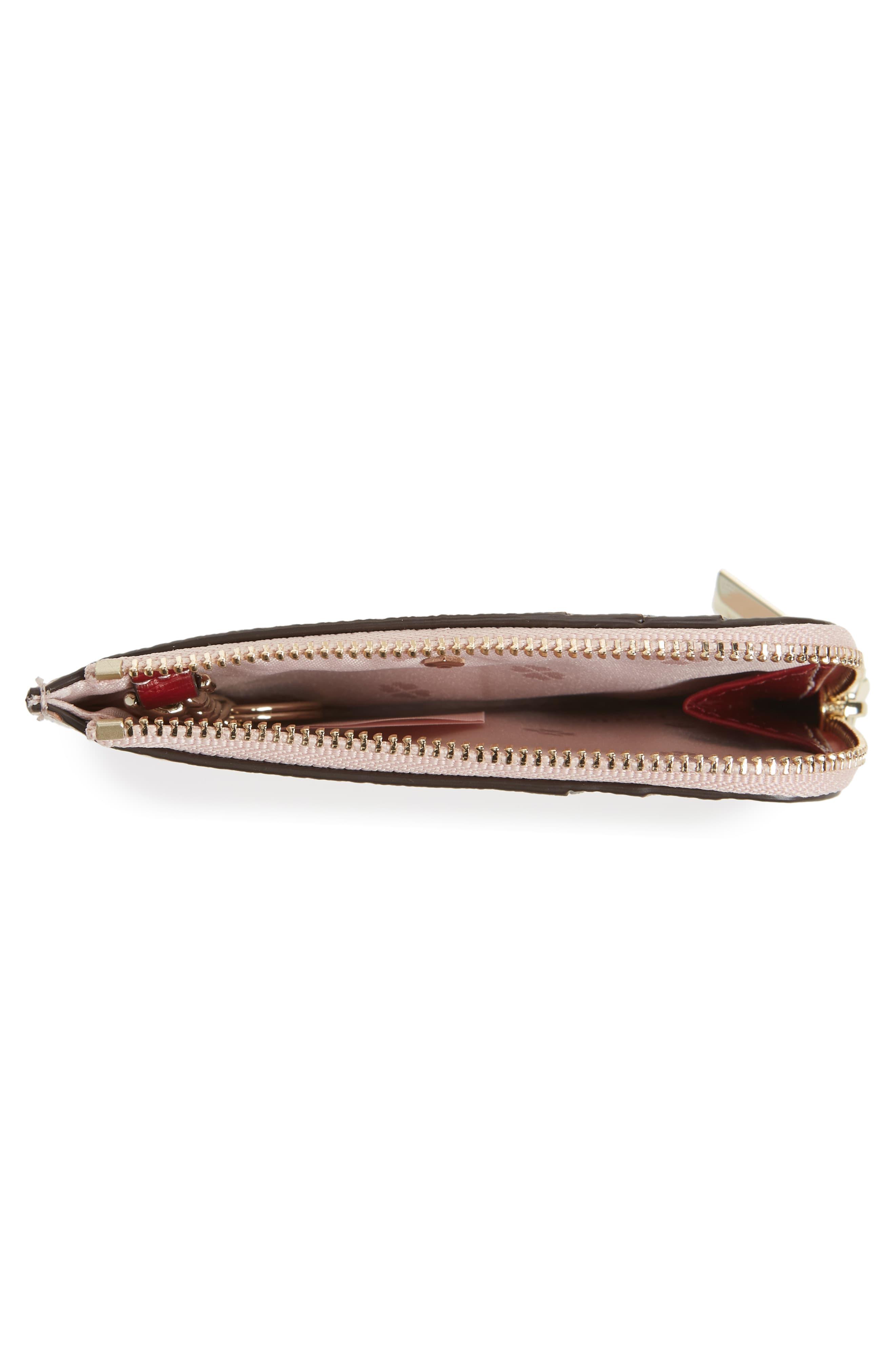 margaux leather zip card holder