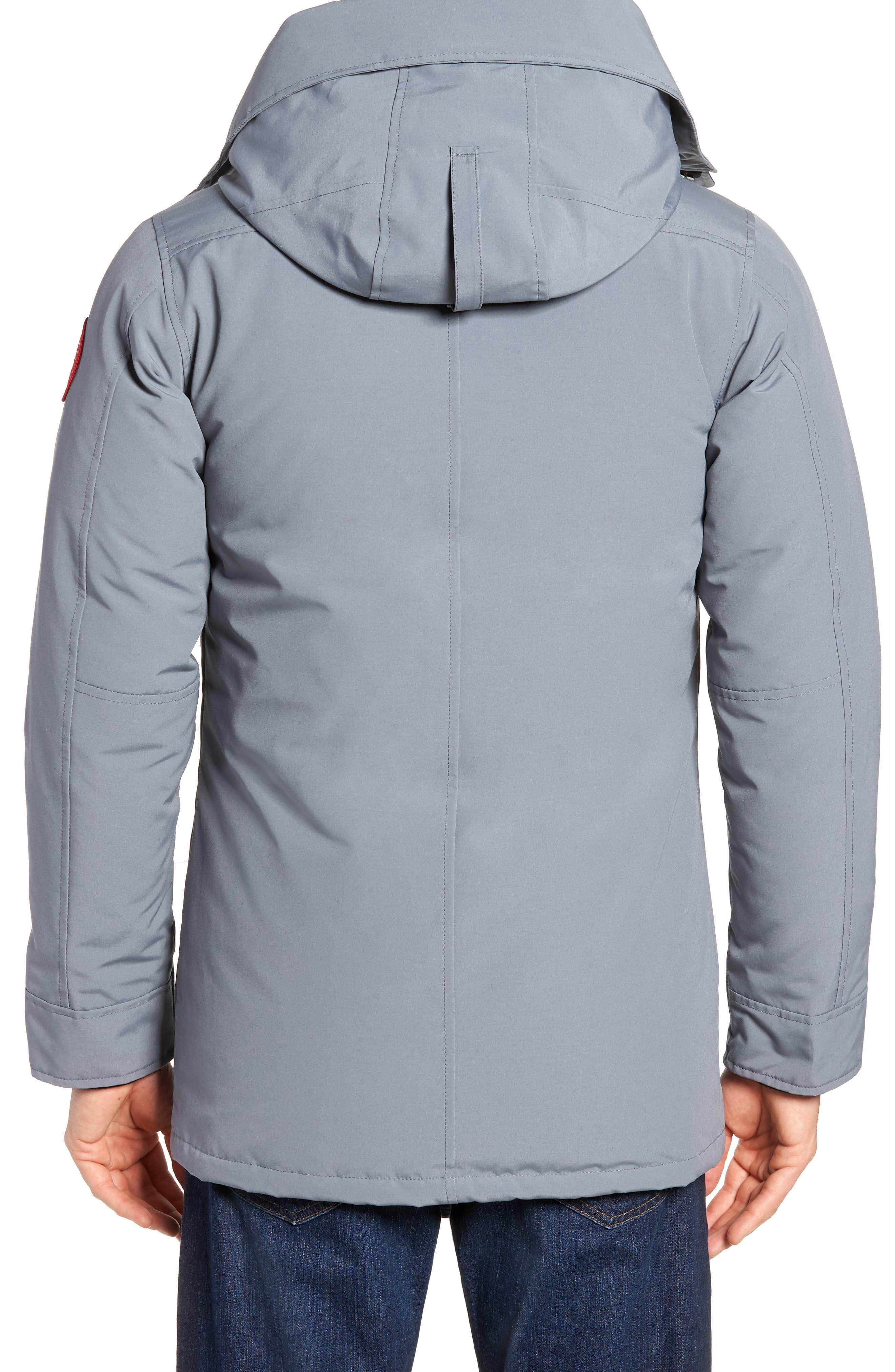 Canada Goose Fleece Chateau Slim Fit Down Parka in Mid Grey (Gray) for ...