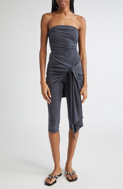Alexander Wang■シルクレイヤードプレイドレスチャコールグレー Alexander Wang□シルクレイヤードプレイドレスチャコールグレー