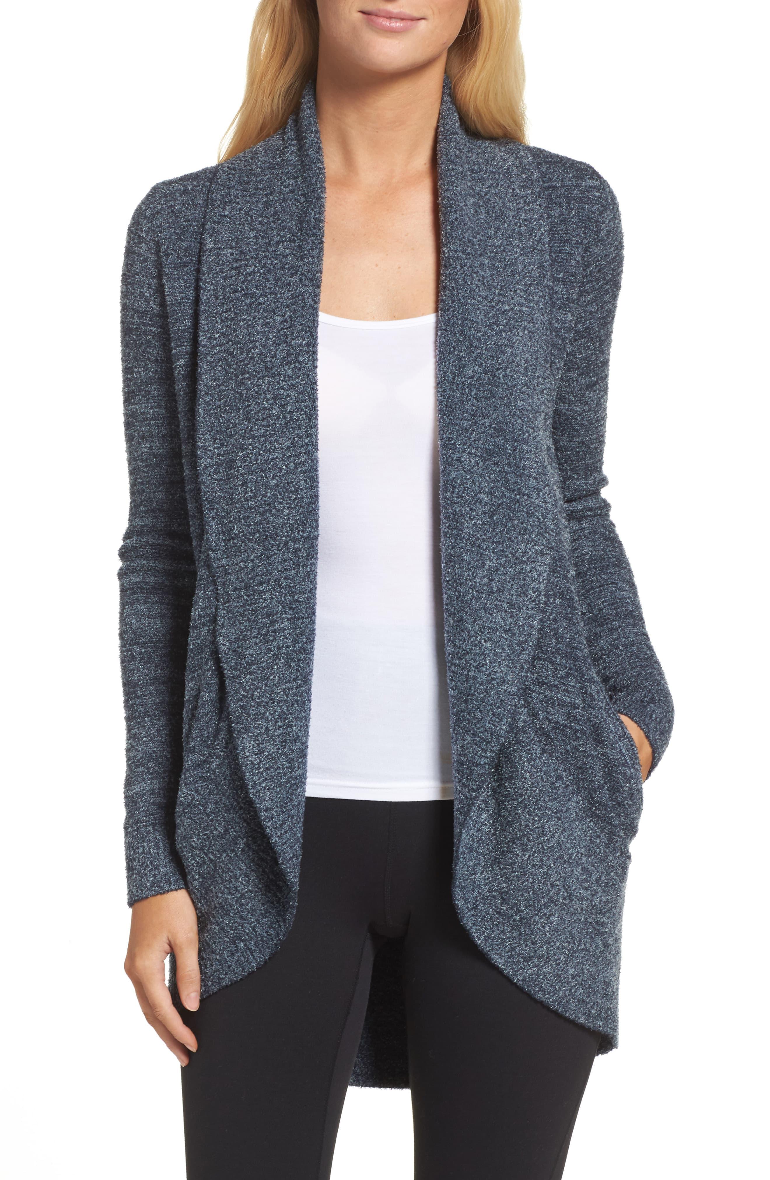 Barefoot Dreams Barefoot Dreams Cozychictm Lite Circle Cardigan in Blue ...