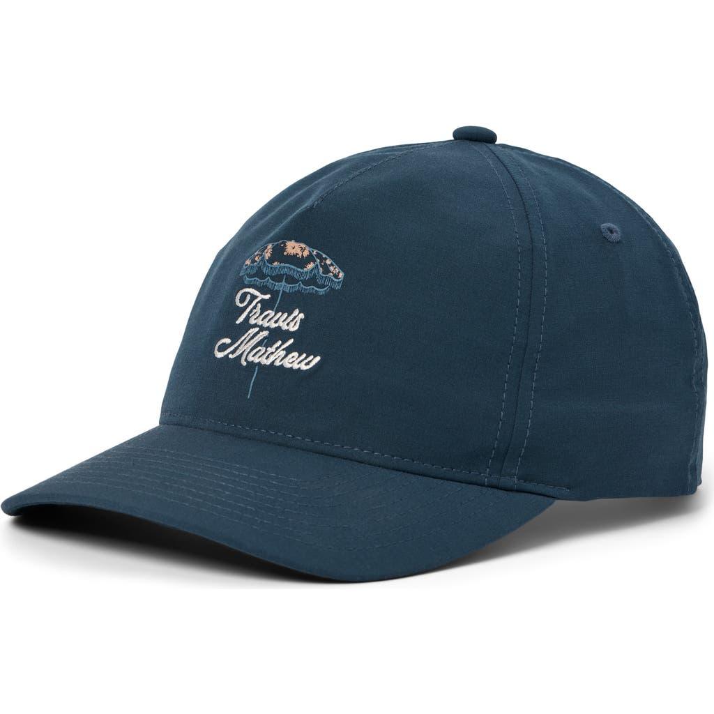Travis Mathew Vacation Home Snapback Baseball Cap in Blue for Men