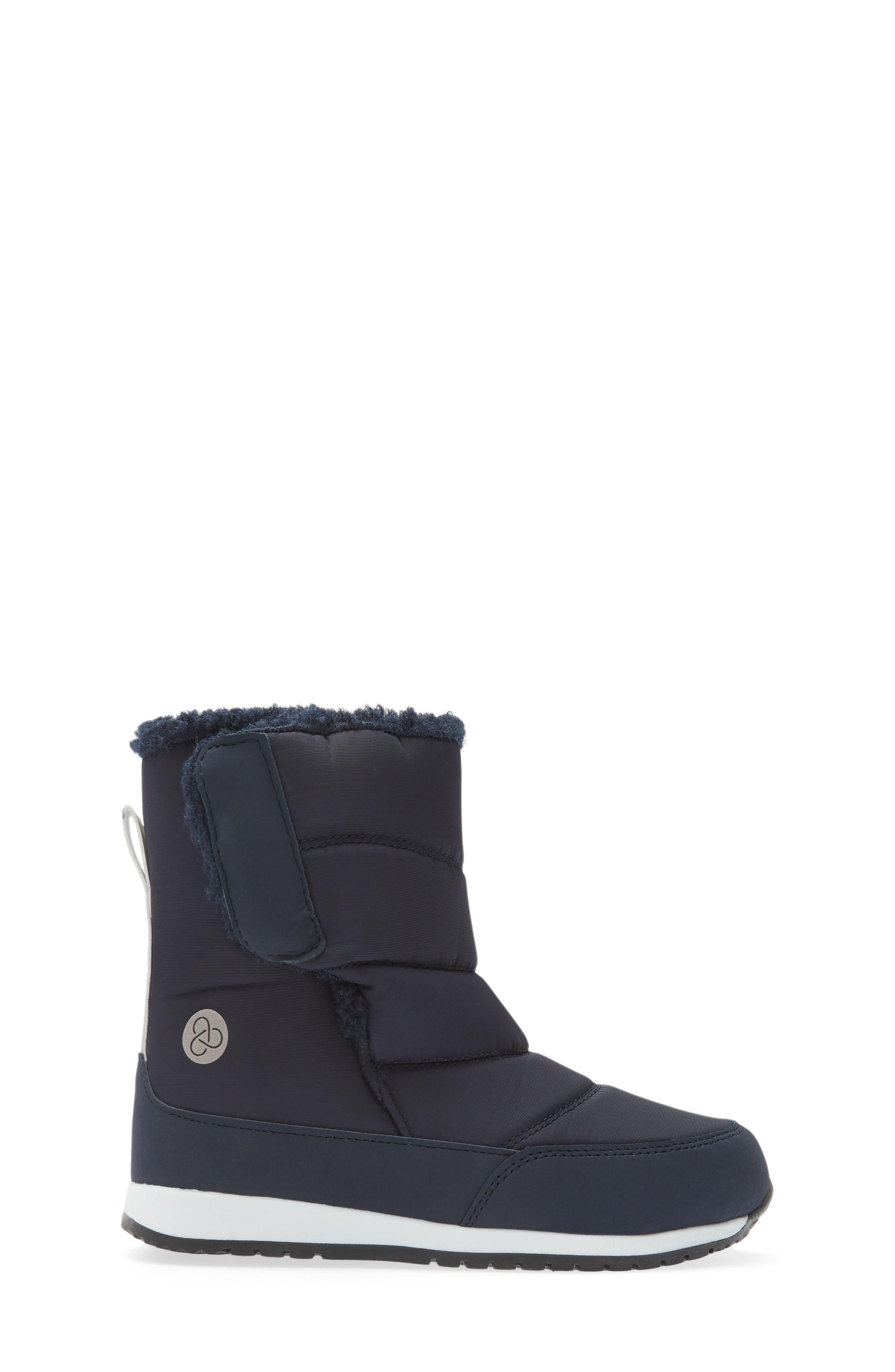 Zella Kids' Quilted Fleece Lined Snow Boot in Blue | Lyst
