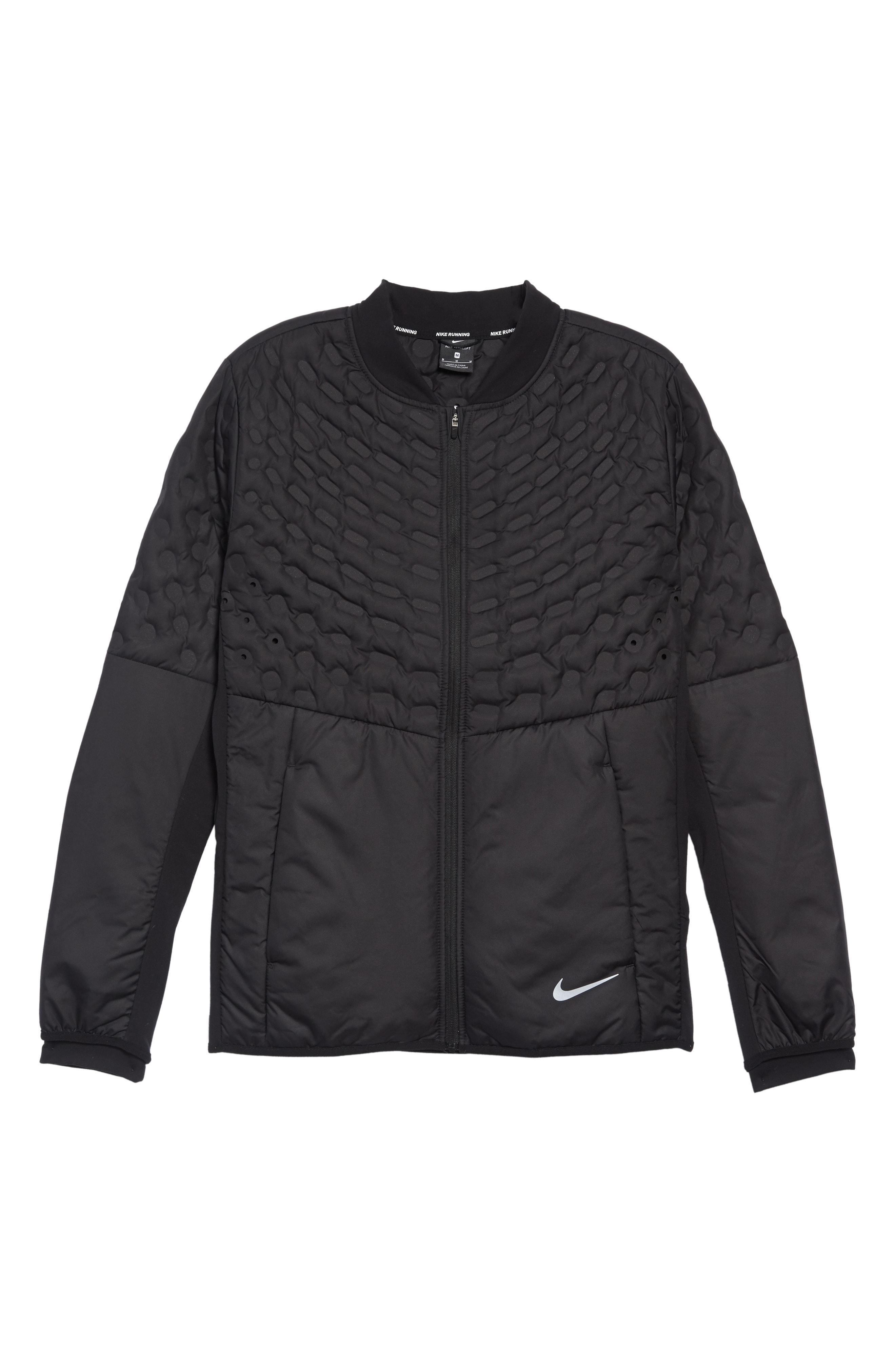 nike running quilted vest jacket